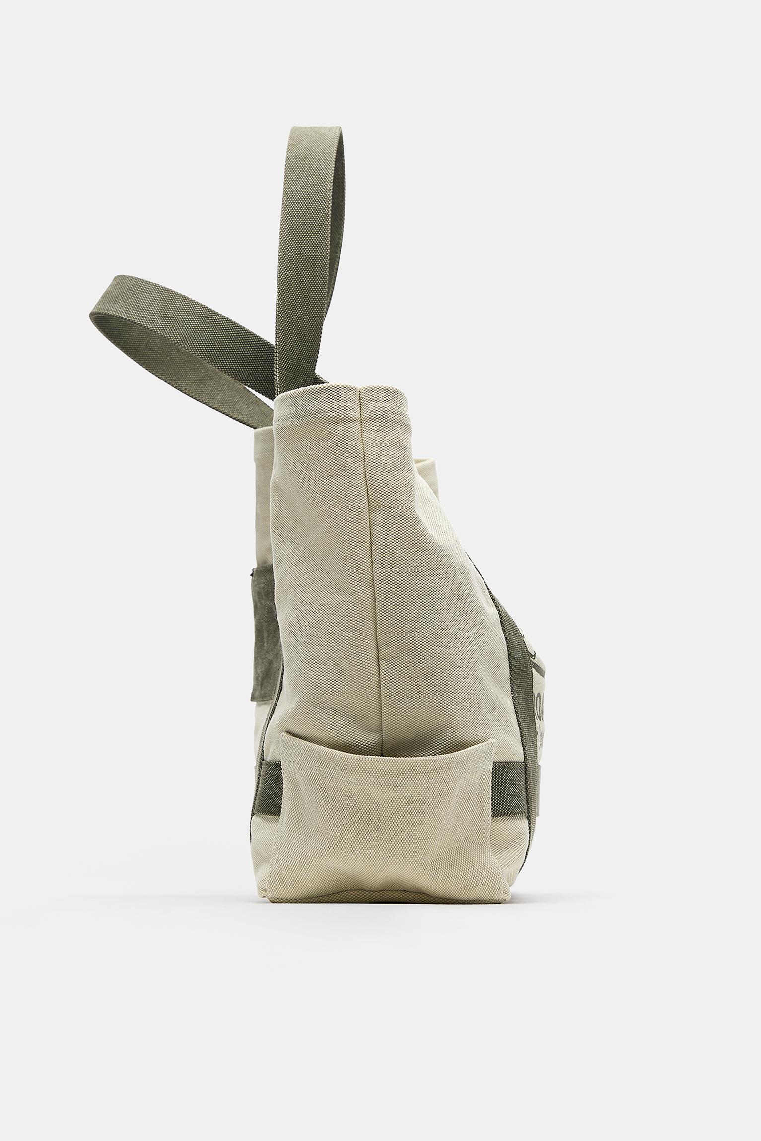 Kanvas shopper çanta - Görsel 9