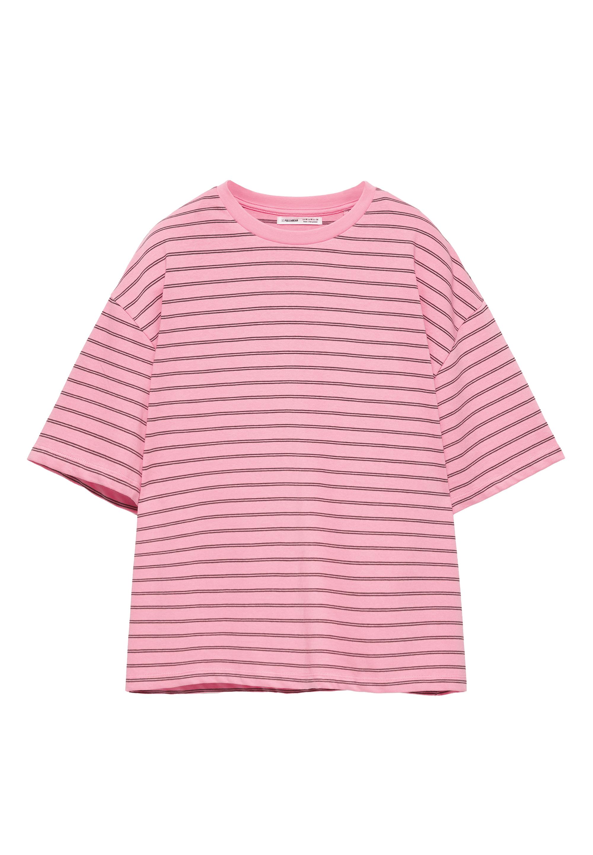 Oversize short sleeve T-shirt — Pink