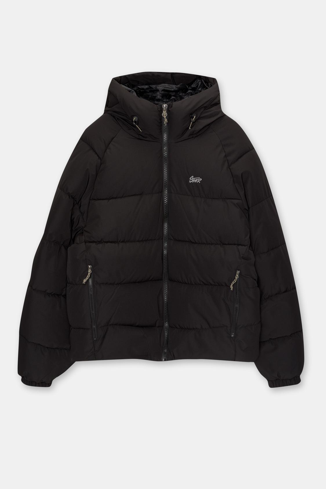 Puffer Jacket Giacca Pull And Bear Bomber Giacca In Pile Pull And