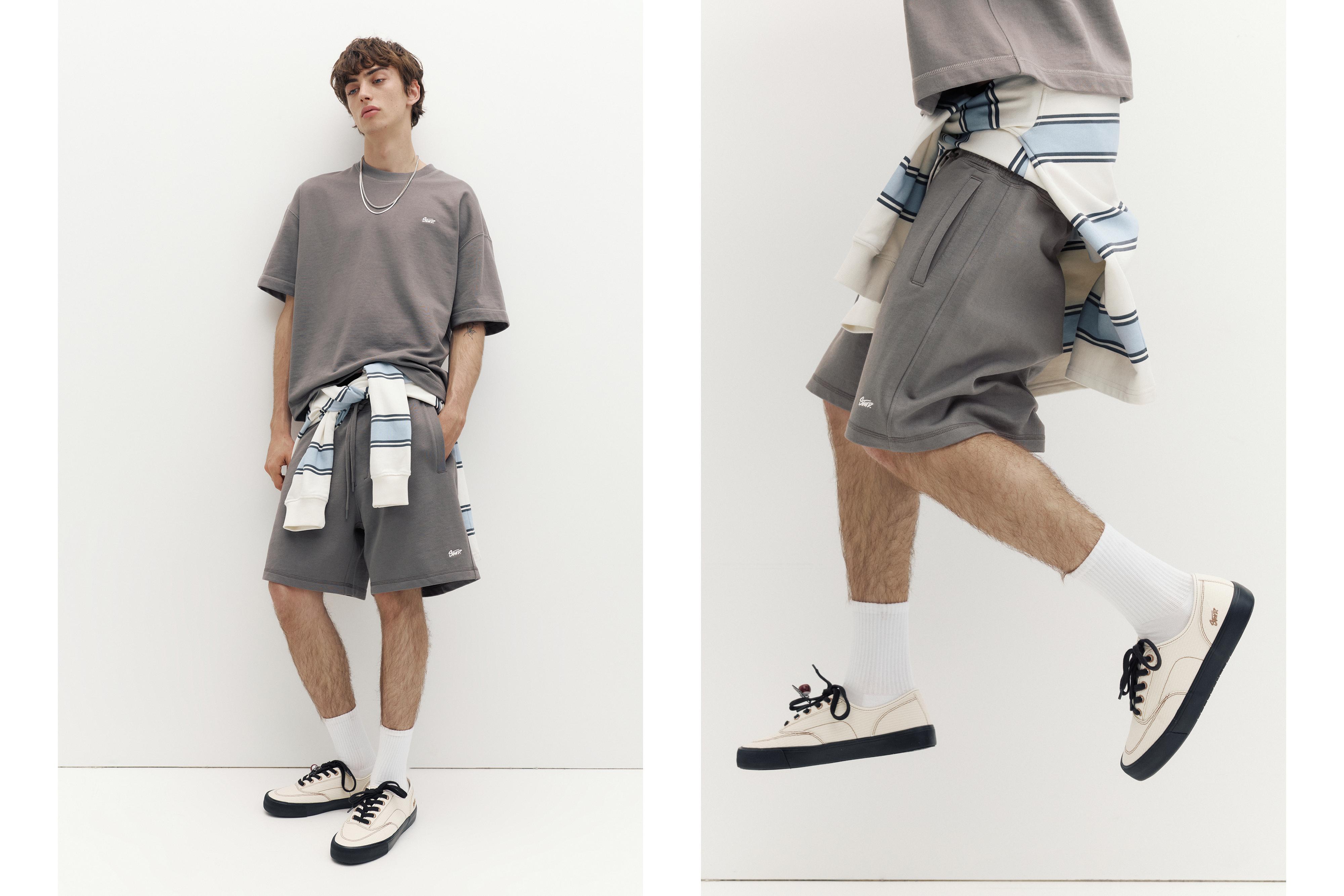 Logolu jogger bermuda şort - Görsel 164