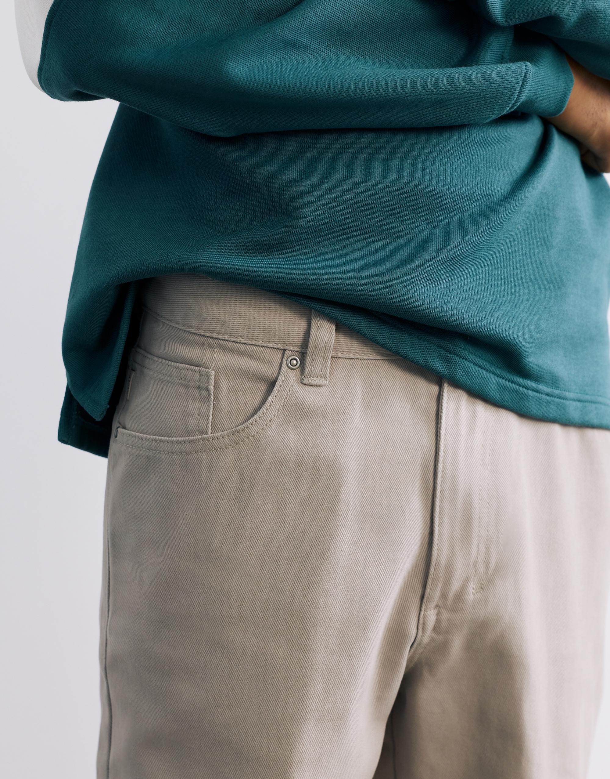 Straight-leg trousers — Stone