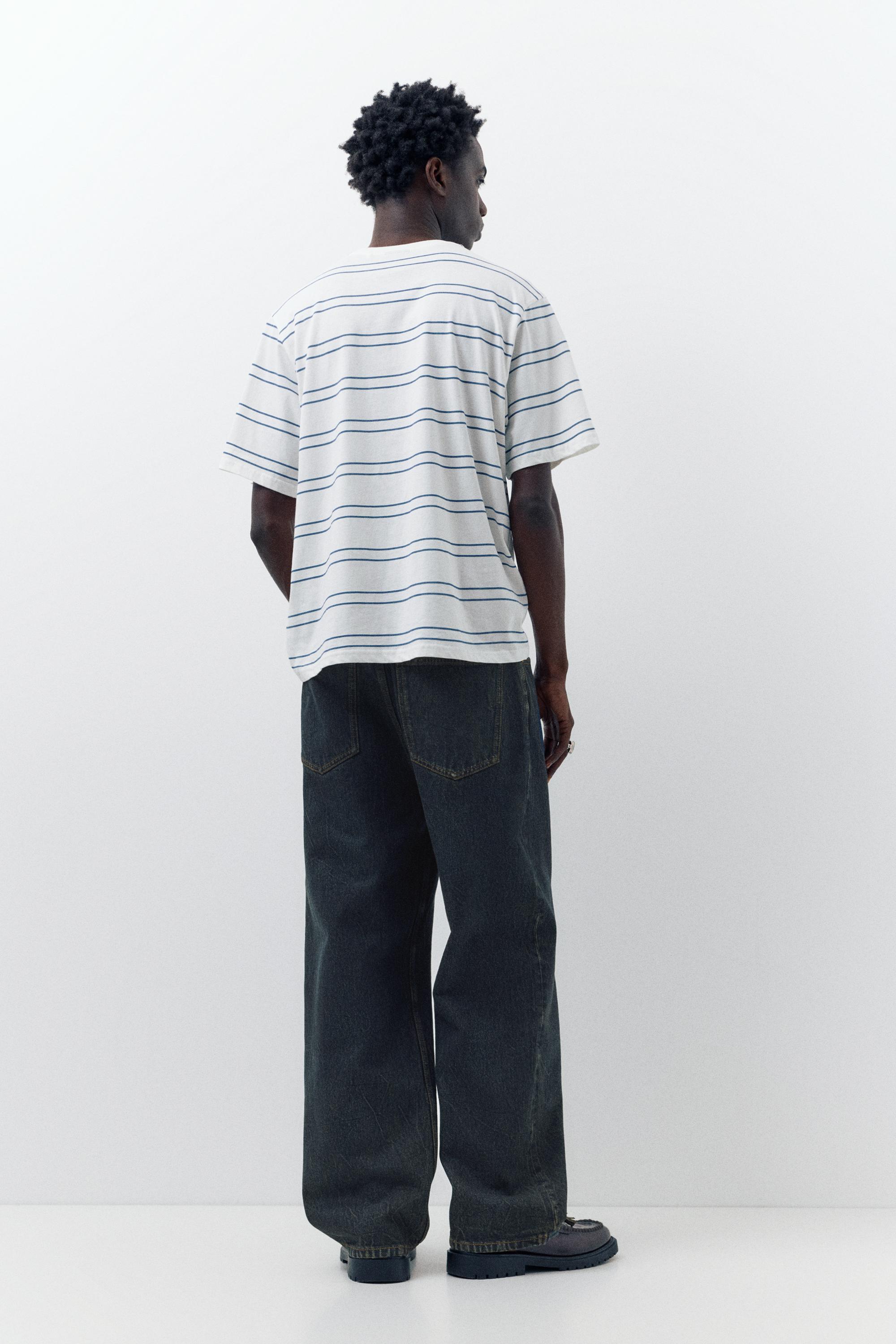 Relaxed fit baggy jeans — Dark blue