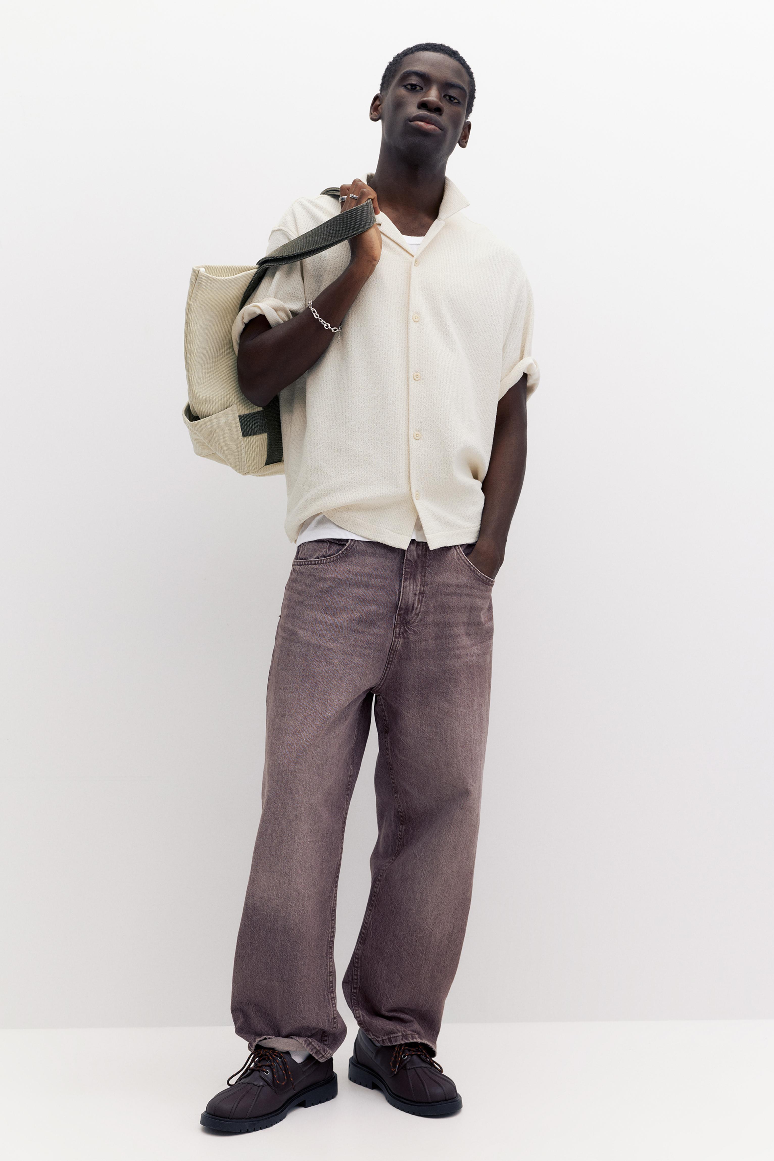Terrycloth short sleeve shirt — Off white