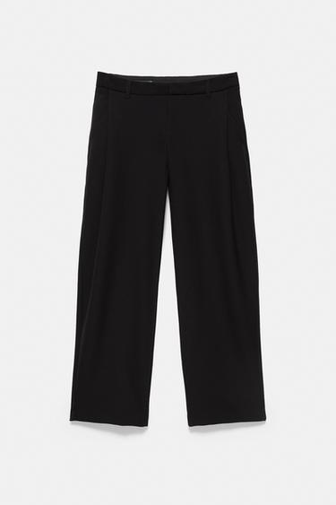 Straight tailored fit trousers — Black 8
