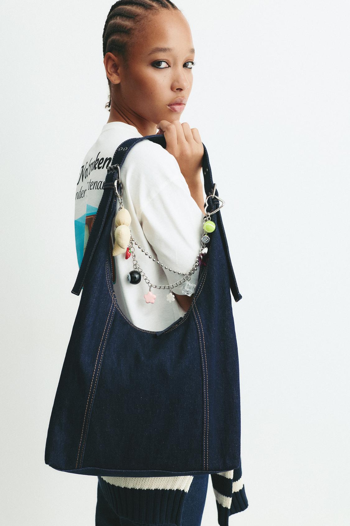 Bear Bolso Bolso Shopper Barato Borse Riciclo Jeans Vestiti Borsa