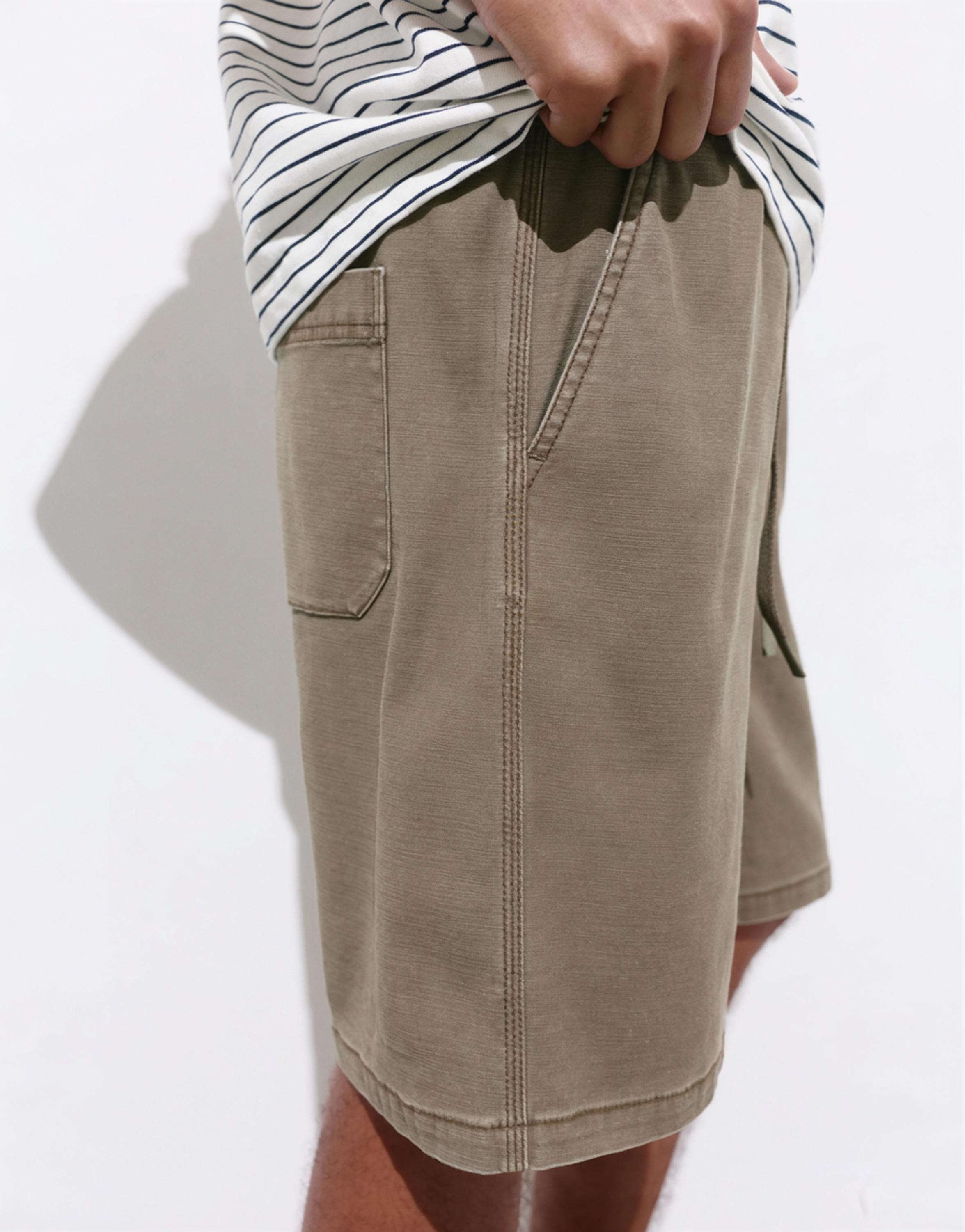 Bermuda sweat shorts — Khaki