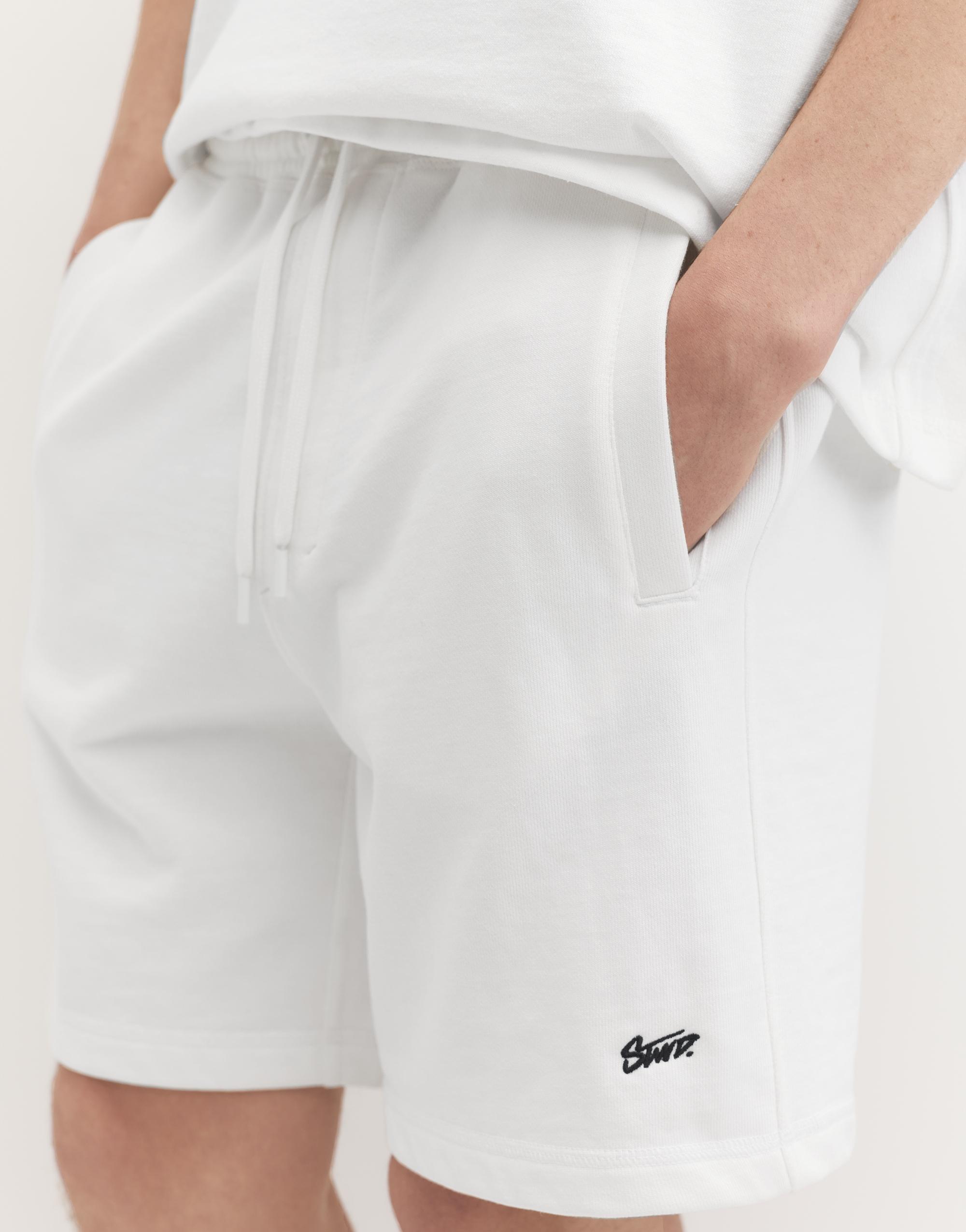 STWD jogger Bermuda shorts — White