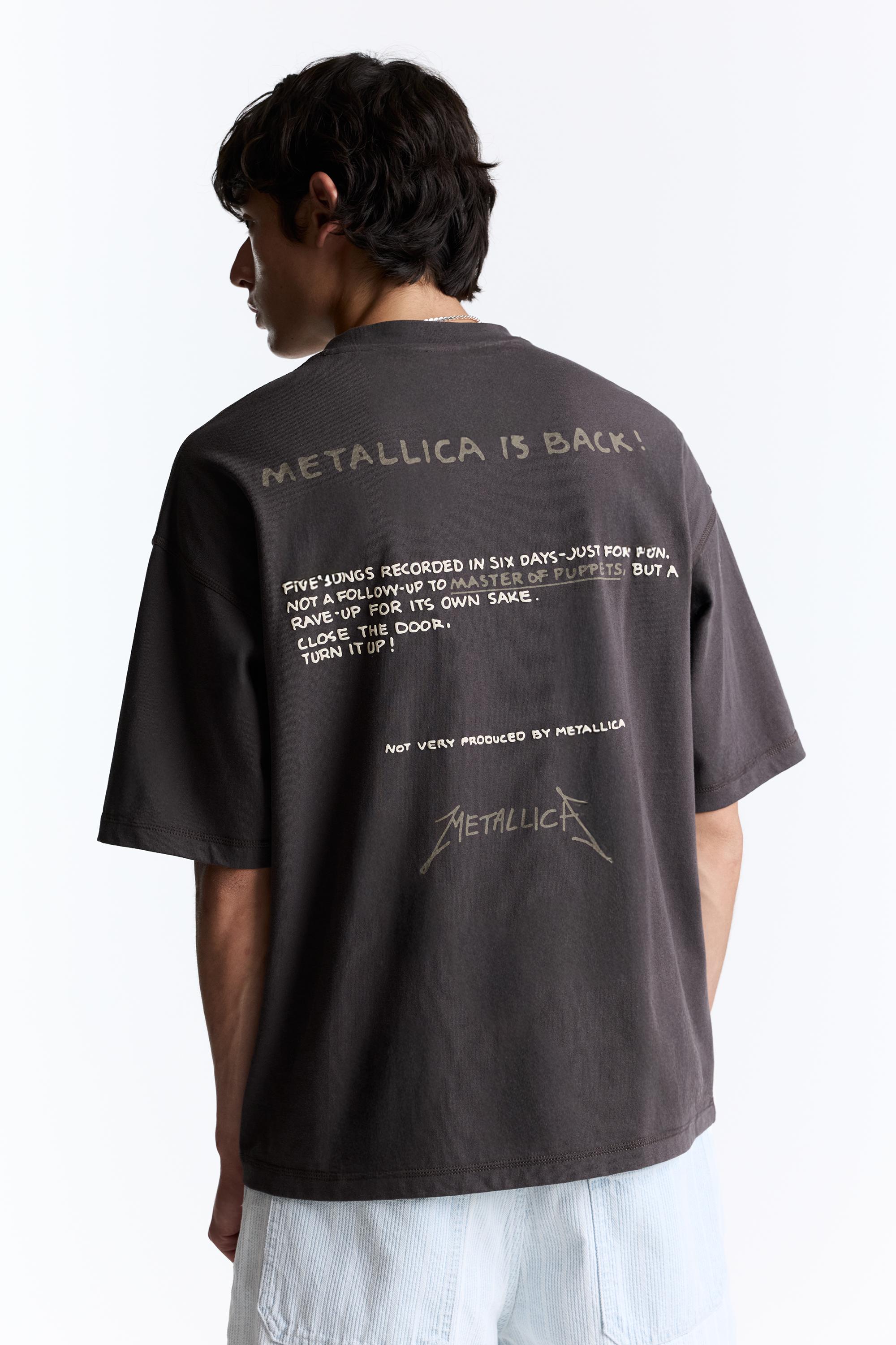 Metallica T-shirt — Anthracite grey
