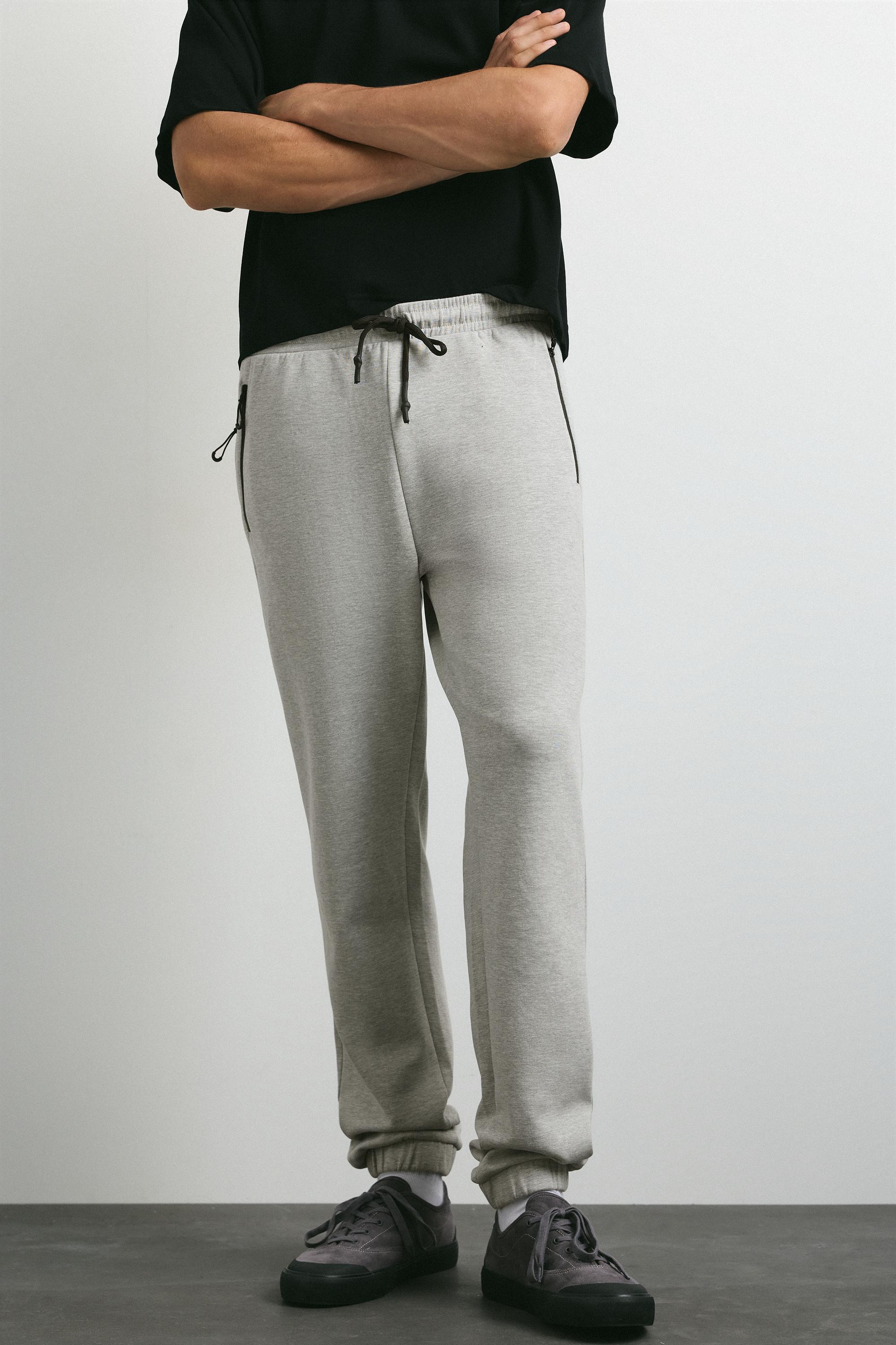 STWD technical joggers — Grey marl