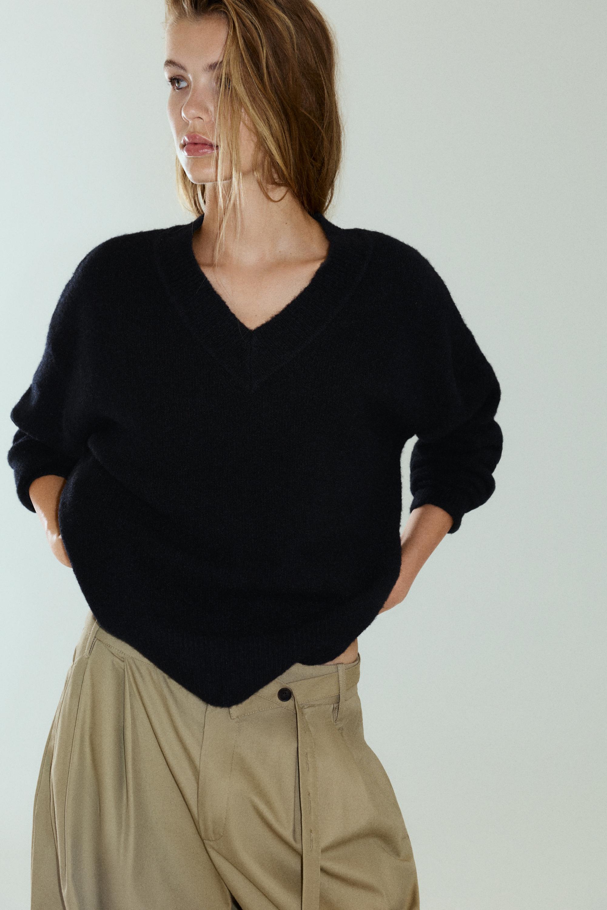 Pull Boxy Col En V Pull Boxy Col En V