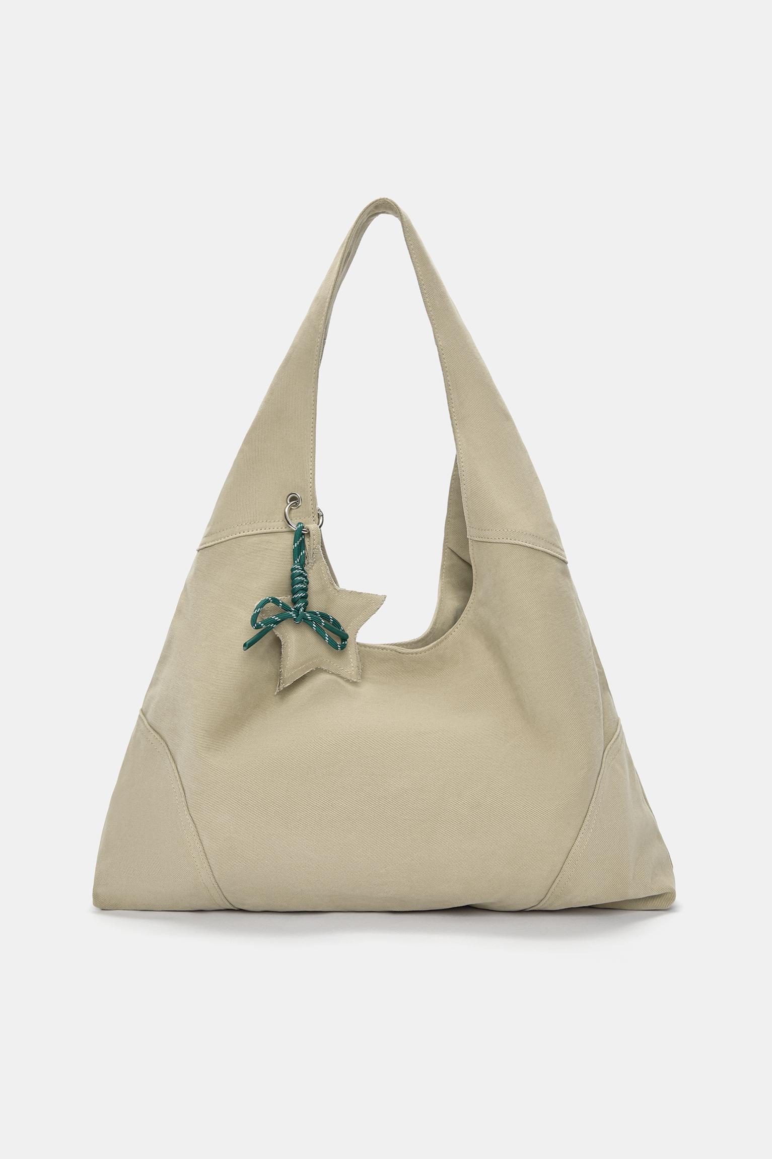 Canvas-Shopper Mit Zierelement