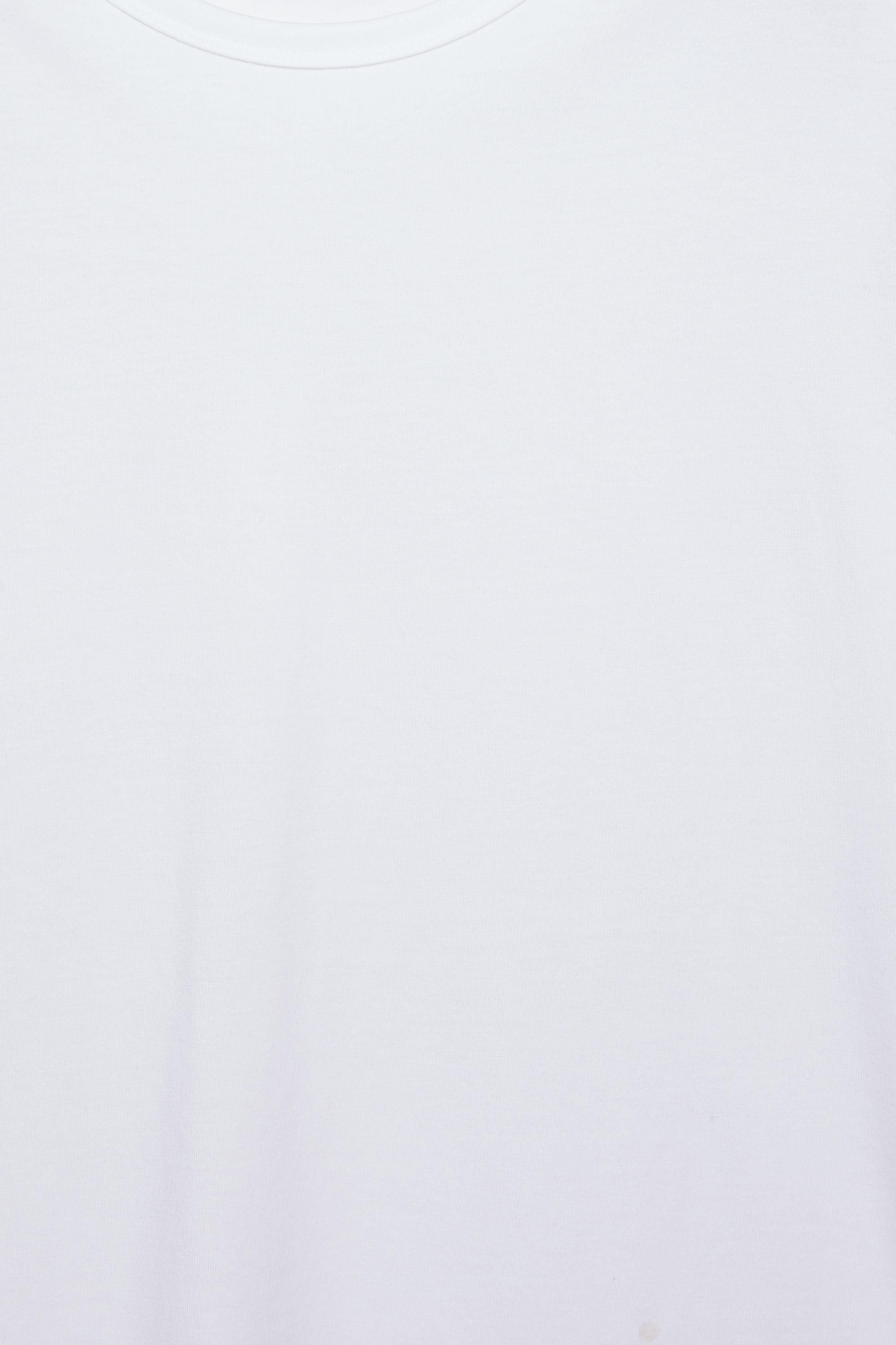 Slim fit basic T-shirt — White