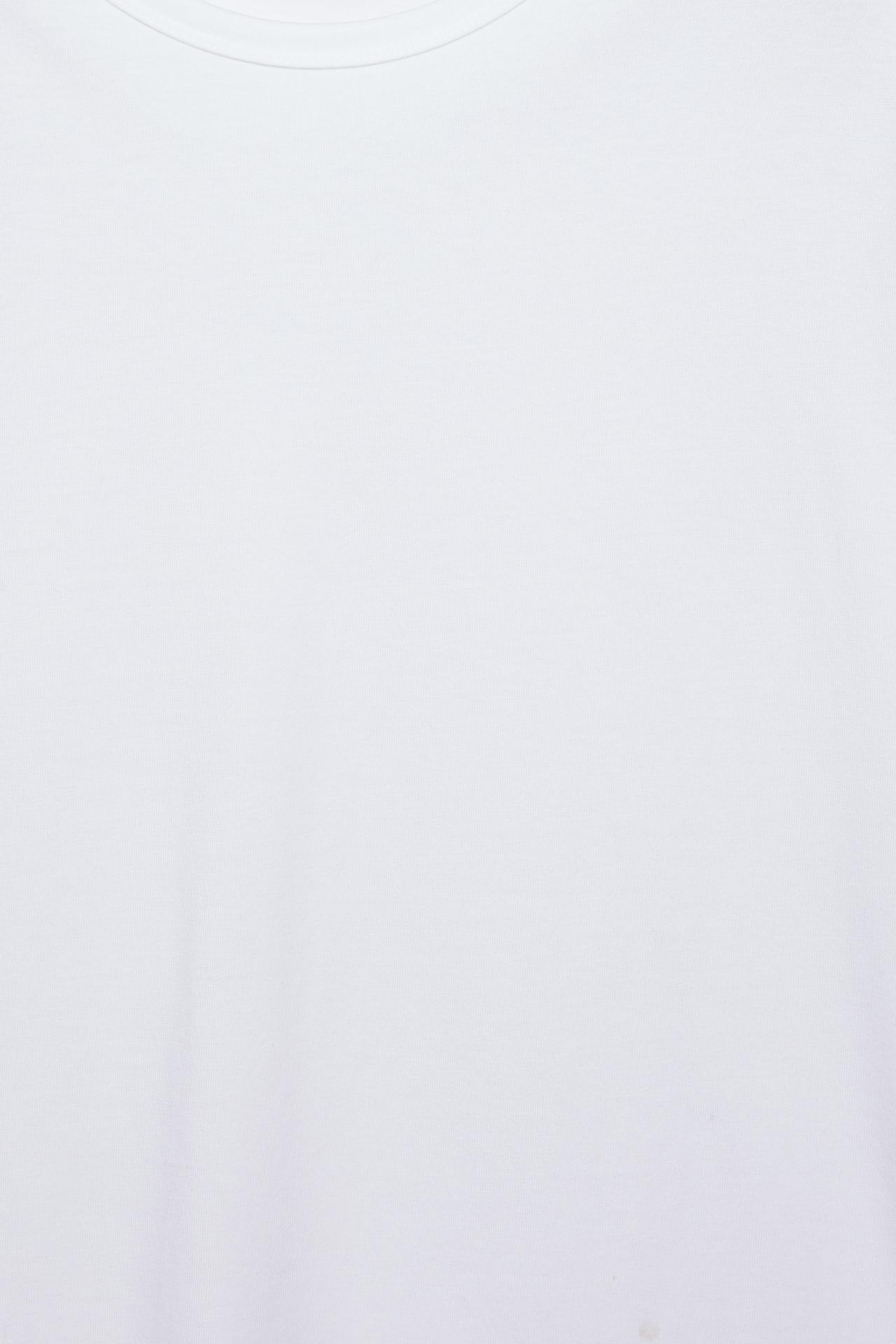 Slim fit basic T-shirt — White