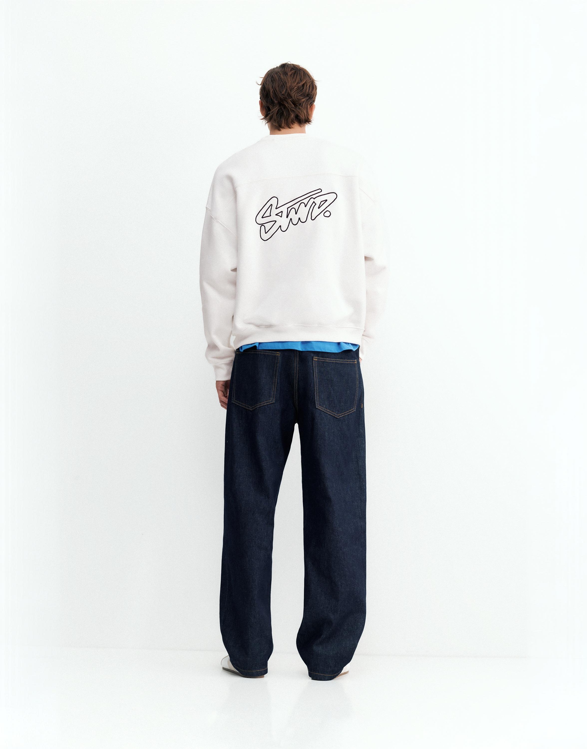 STWD boxy sweatshirt — Off white