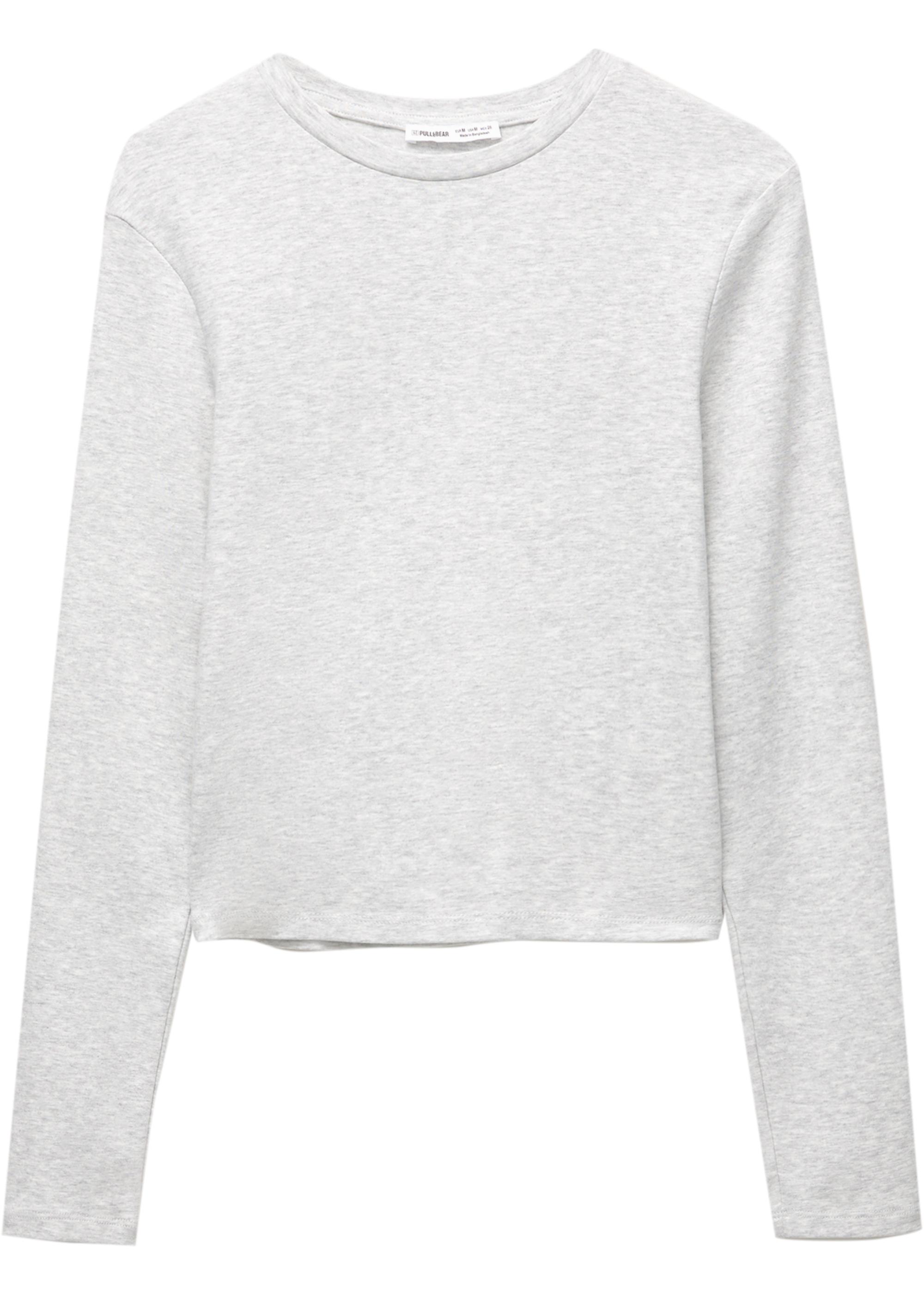 Vücuda oturan uzun kollu t-shirt - Görsel 36