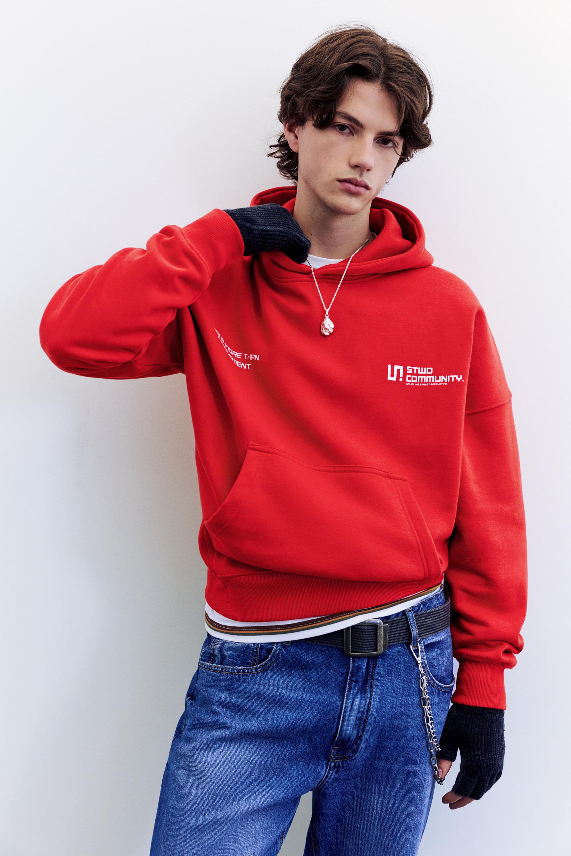 STWD kapüşonlu sweatshirt - Görsel 54