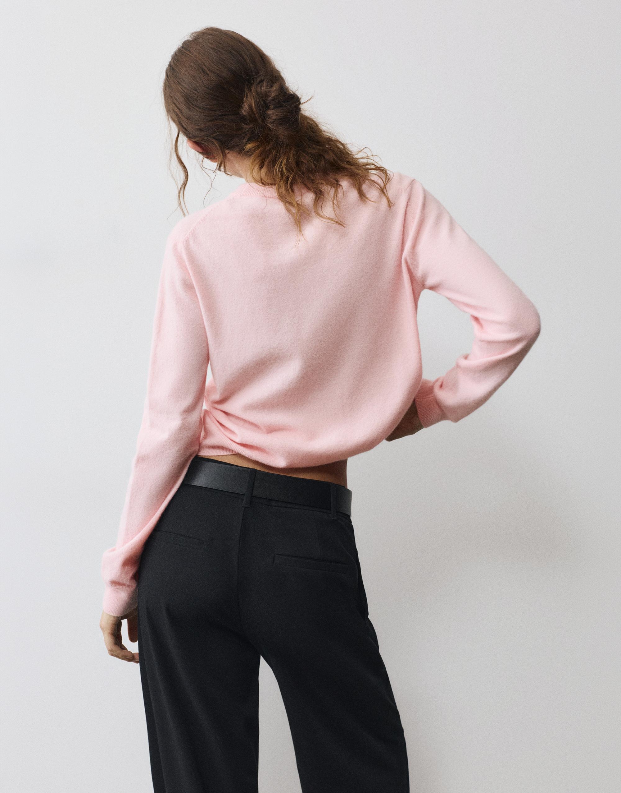 Soft knit jumper — Pastel pink