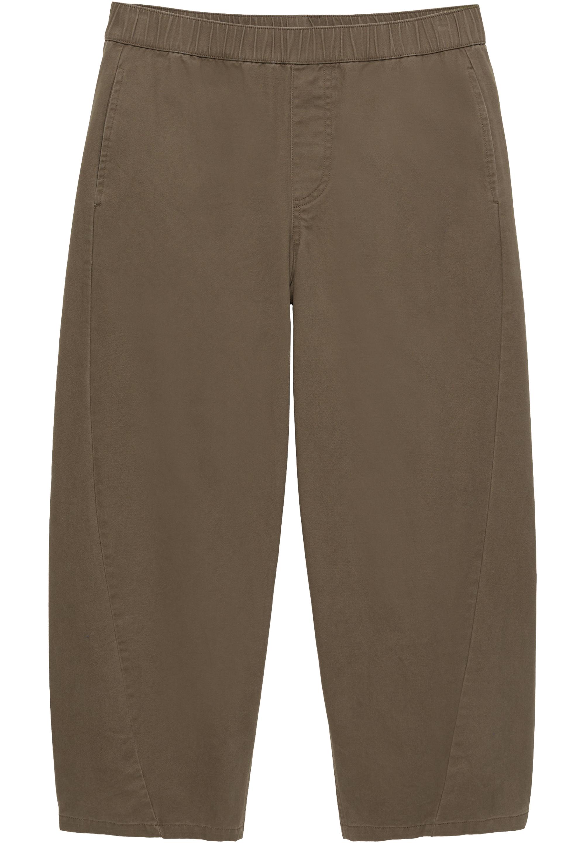 Barrel trousers — Brown