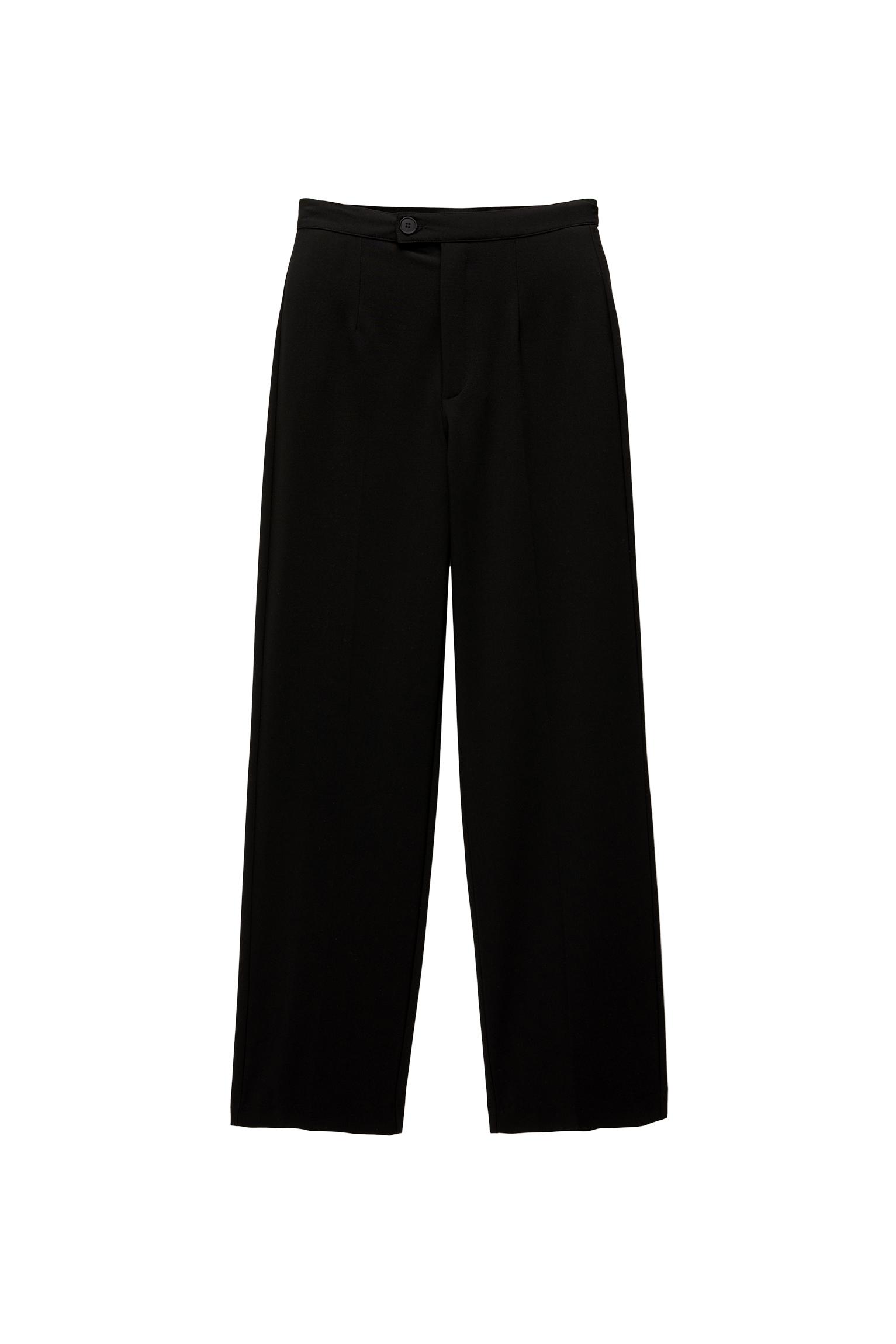 Düz kesim klasik pantolon - Görsel 9