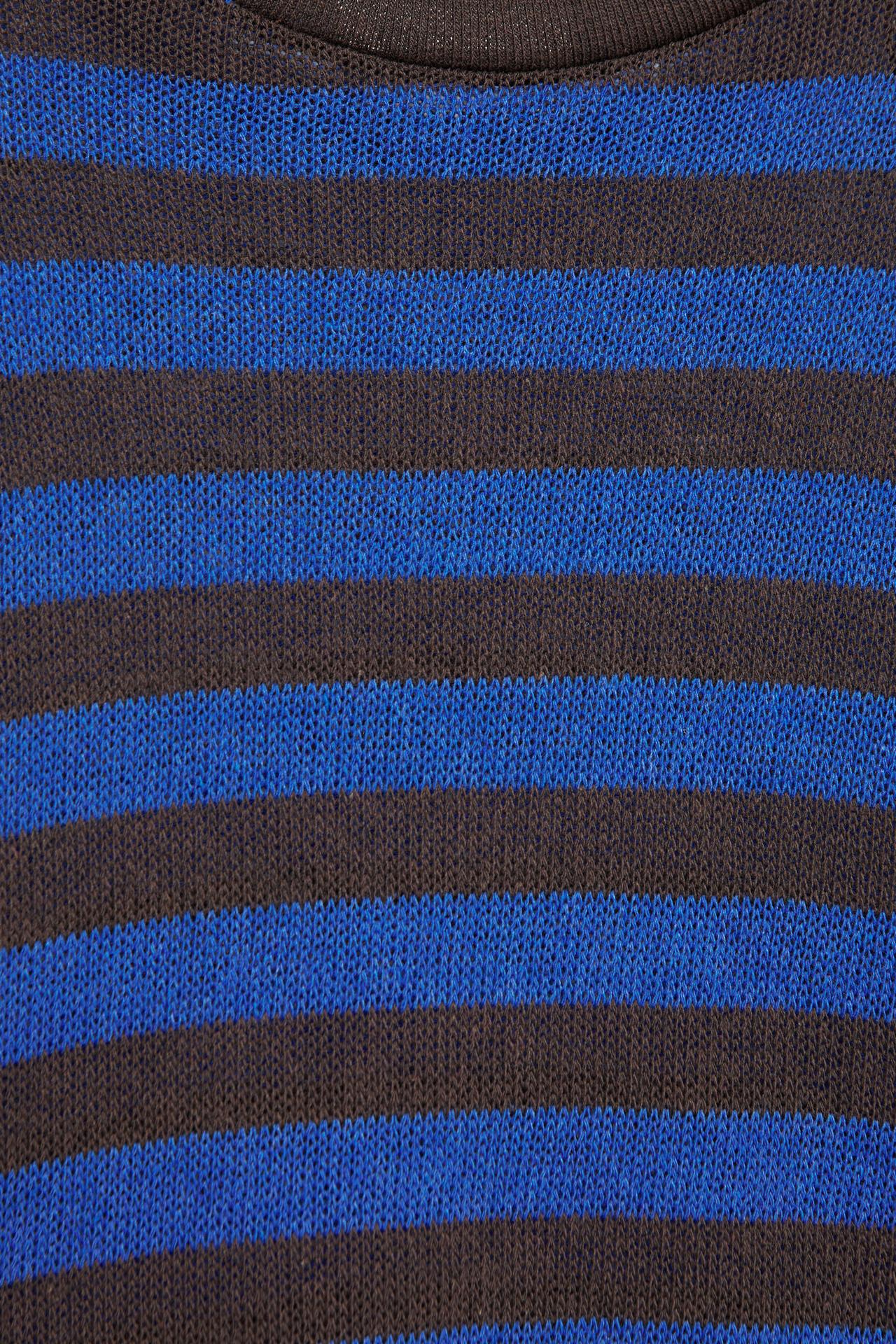 Striped knit T-shirt — Striped