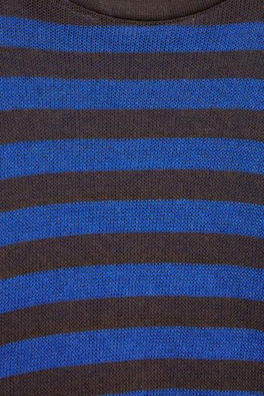 Striped knit T-shirt — Striped 8