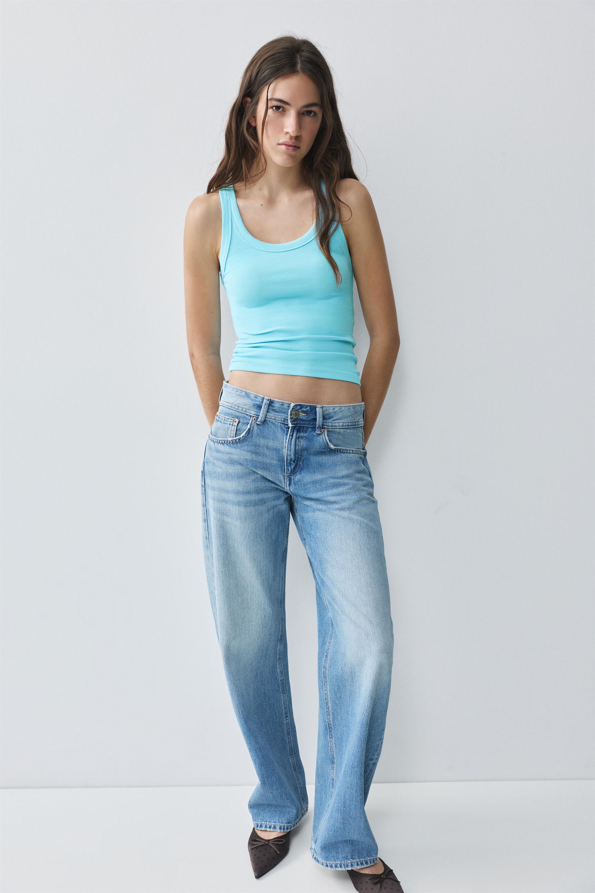 Basic tank top — Pale blue