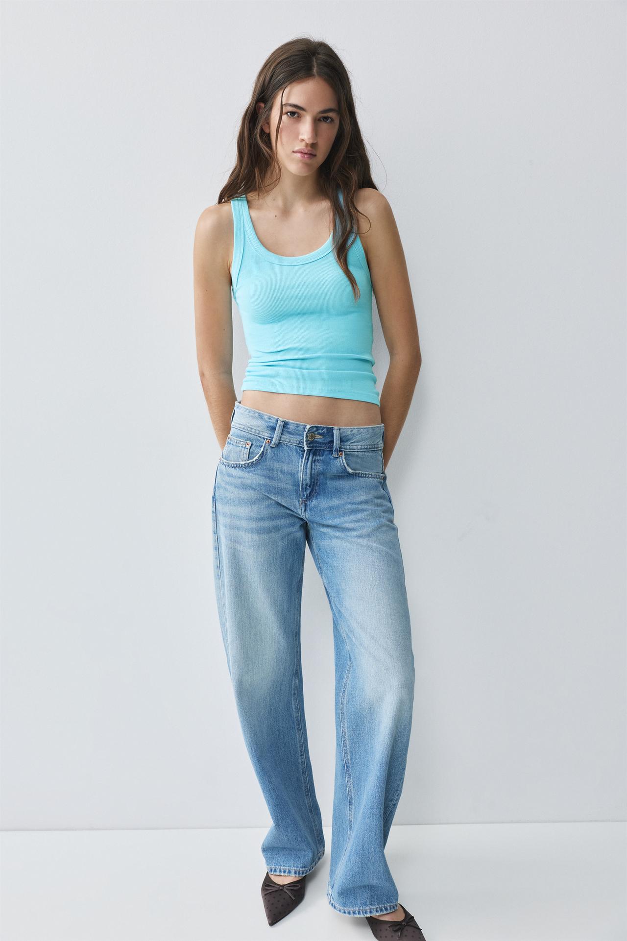 Basic tank top — Pale blue