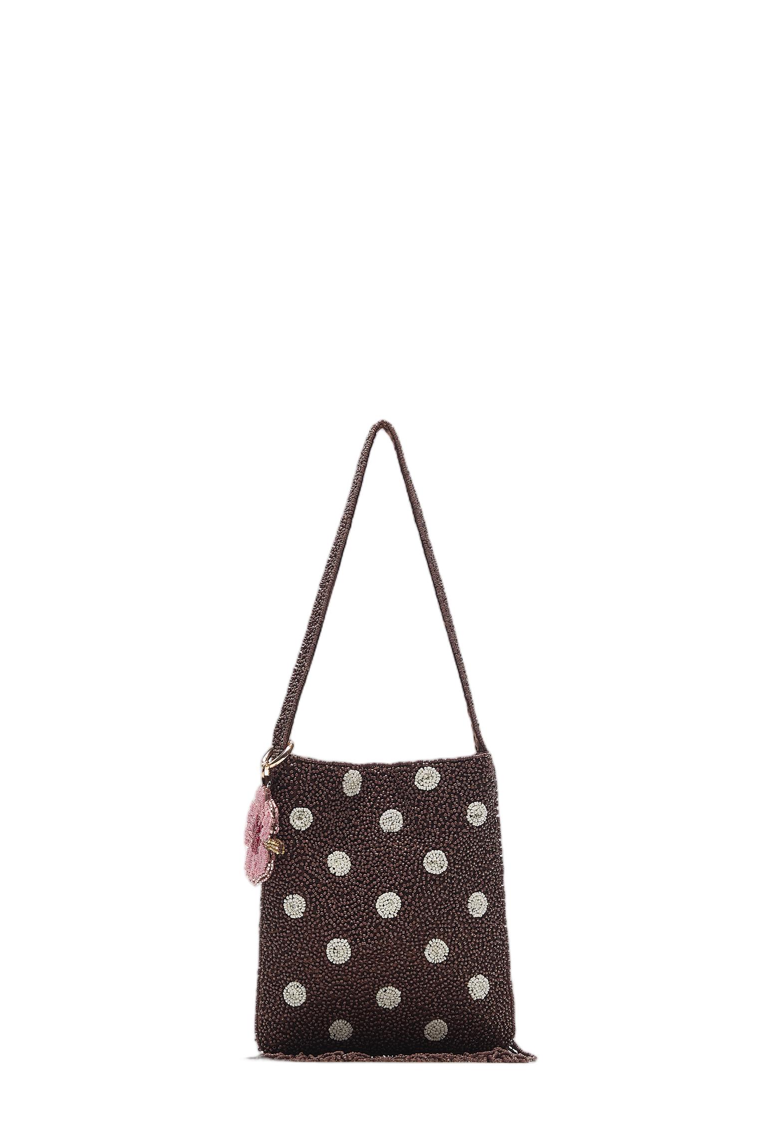 Puantiyeli payetli omuz çantası - Görsel 34