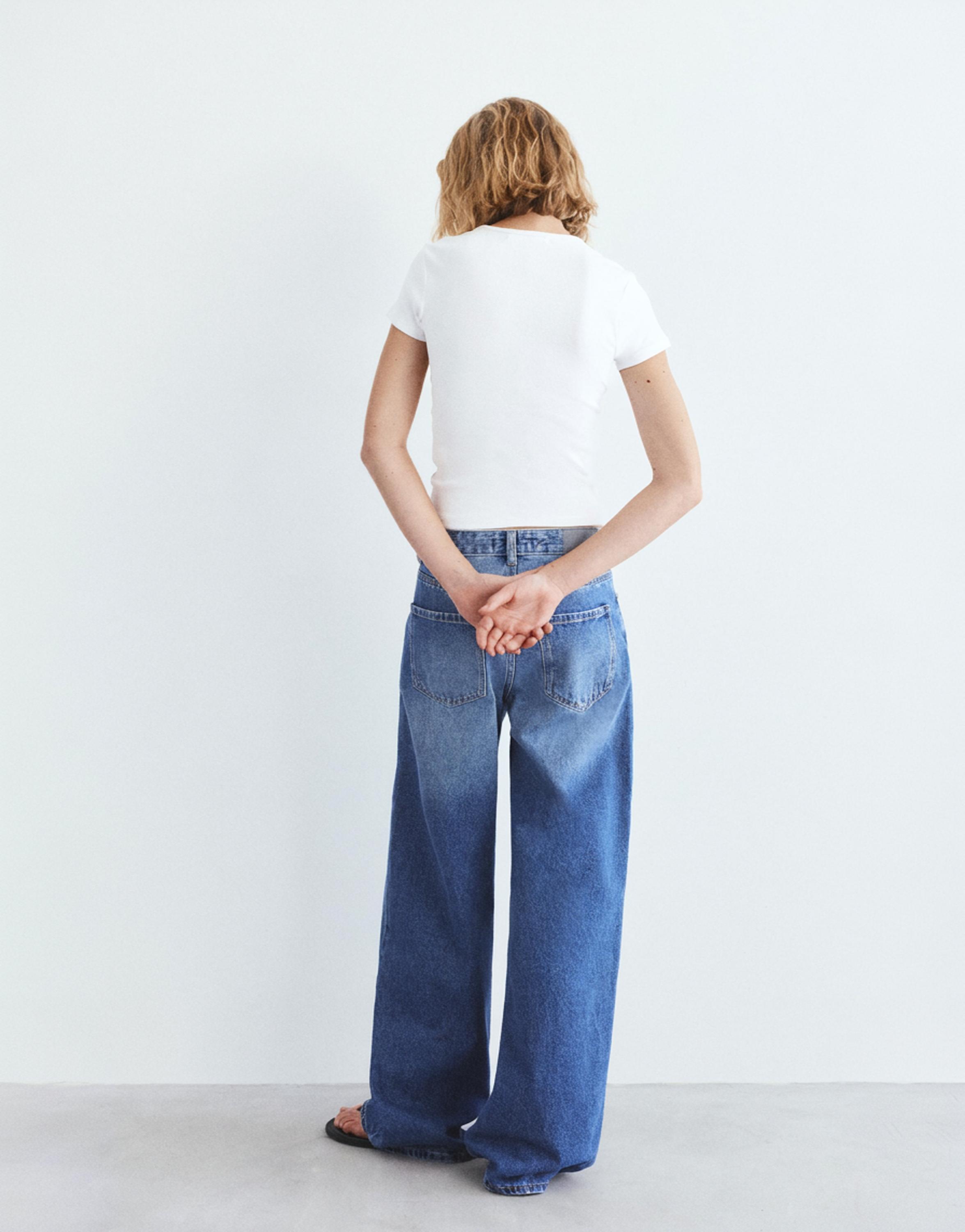 Fitilli kısa kollu t-shirt - Görsel 41