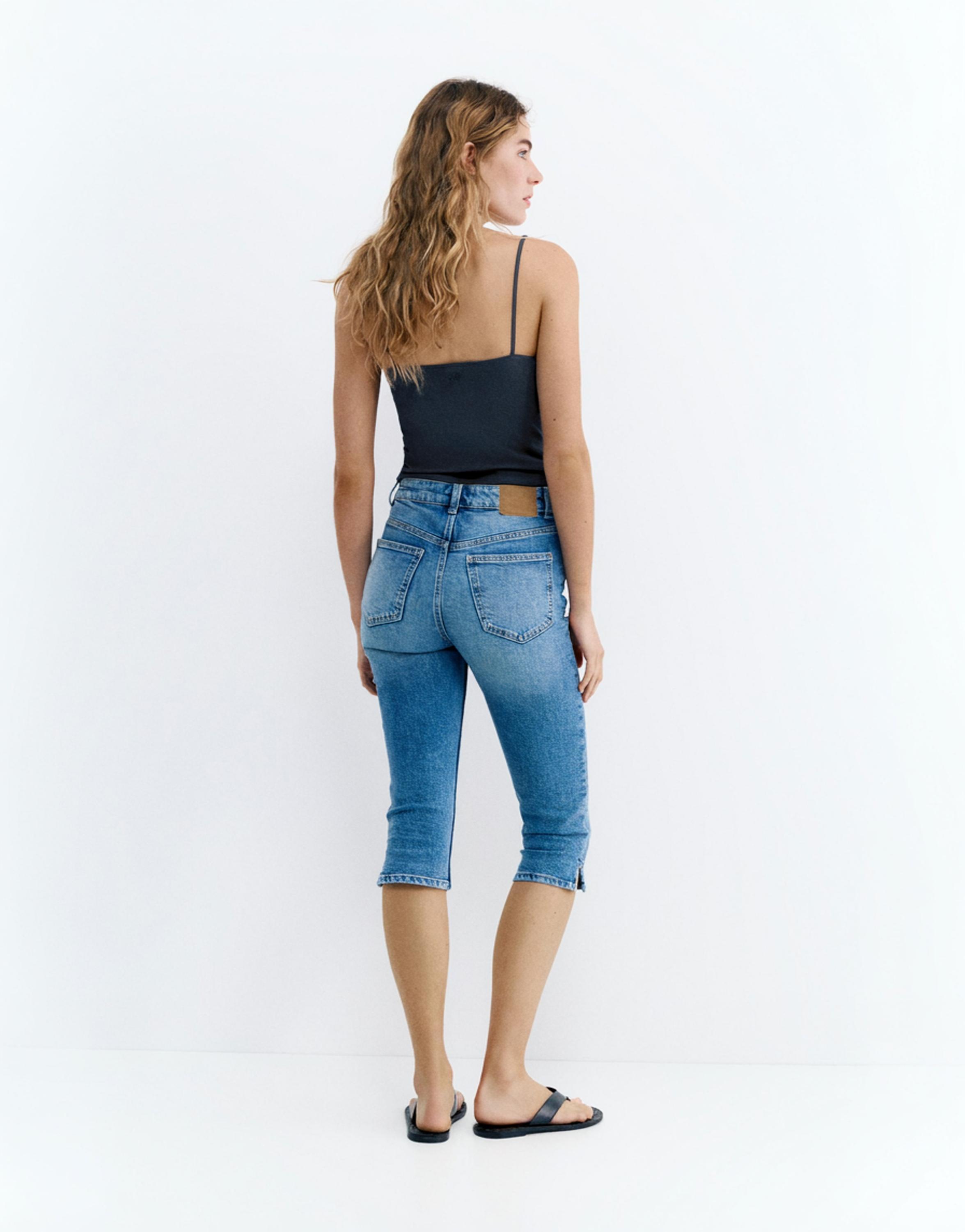 Fine-strap top — Navy