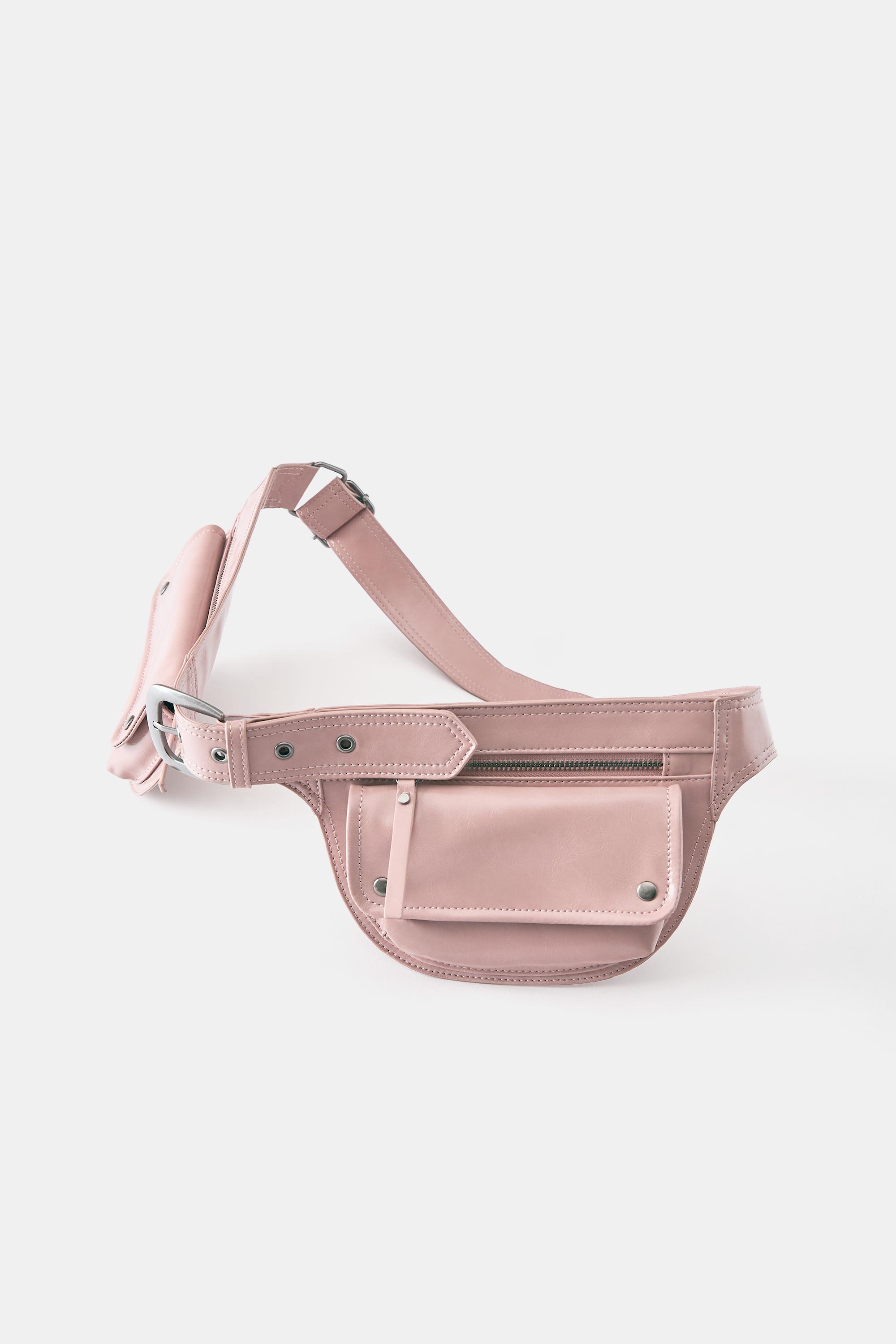 Belt-style belt bag — Pink