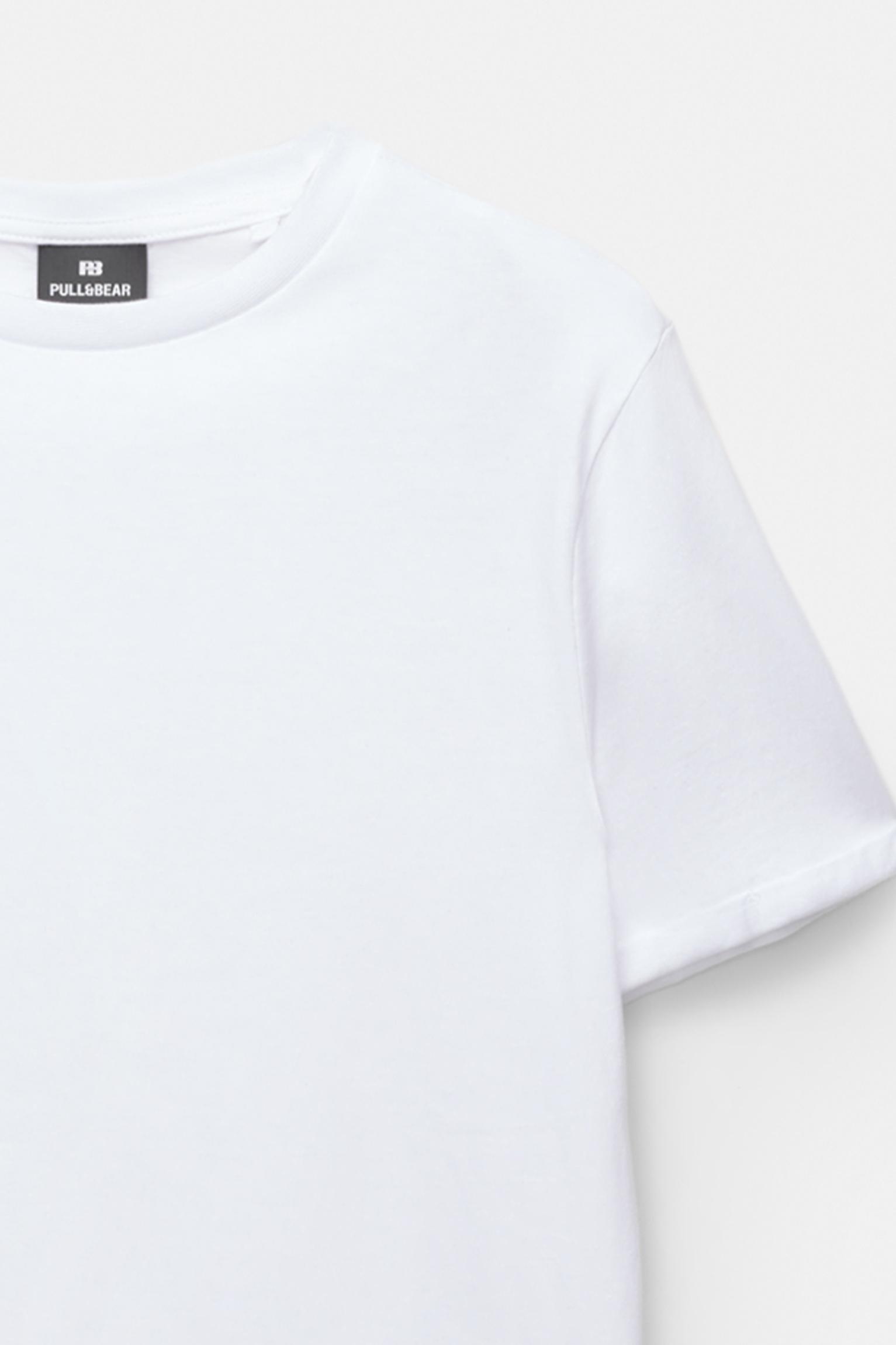 Muscle fit T-shirt — White
