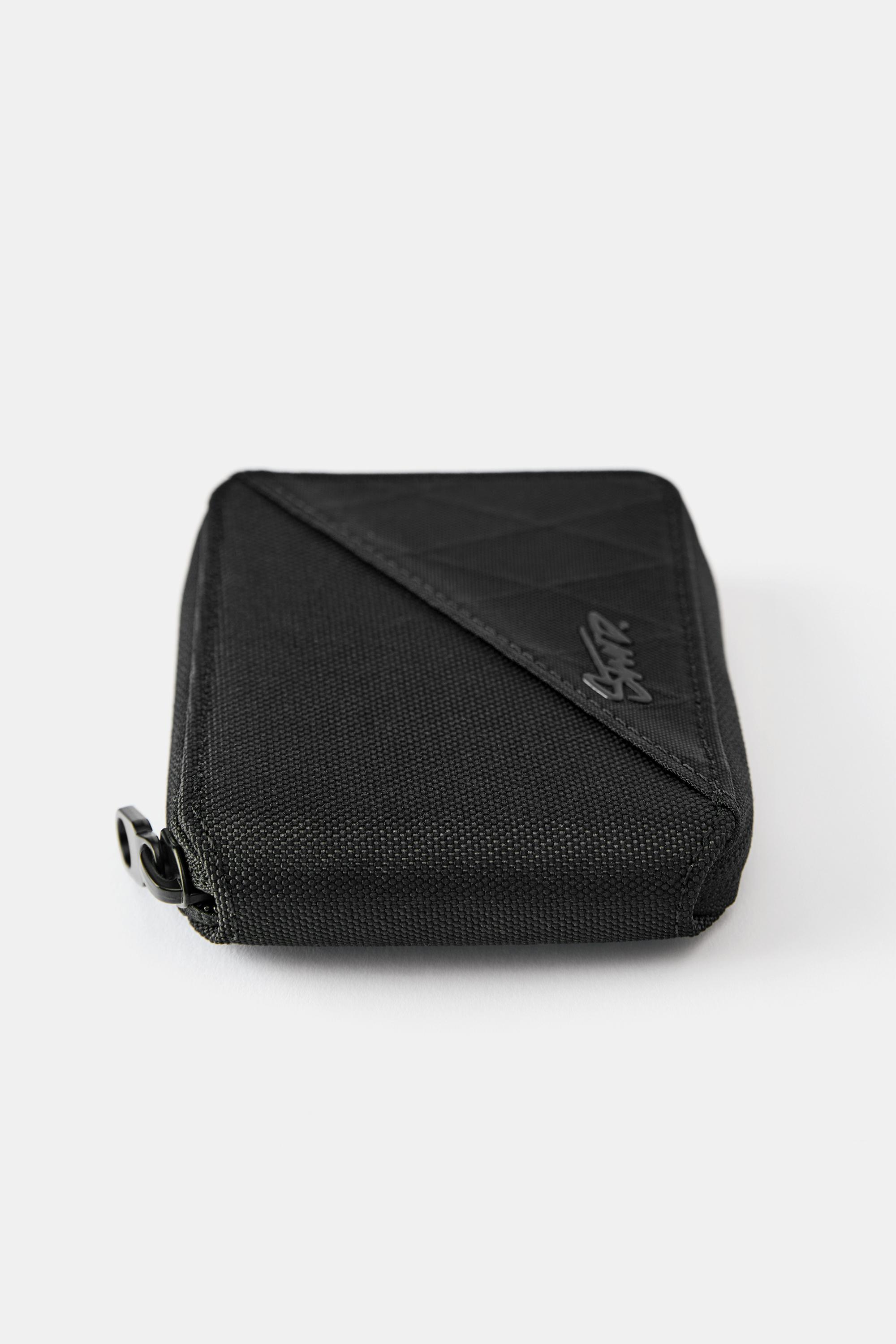 STWD nylon wallet — Black