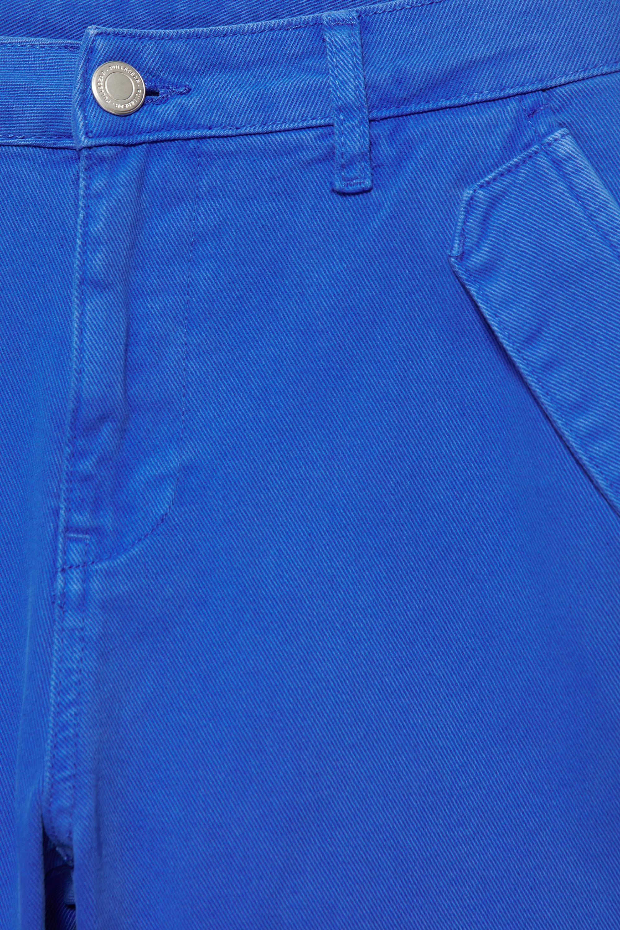 Balloon fit cargo trousers — Ink blue