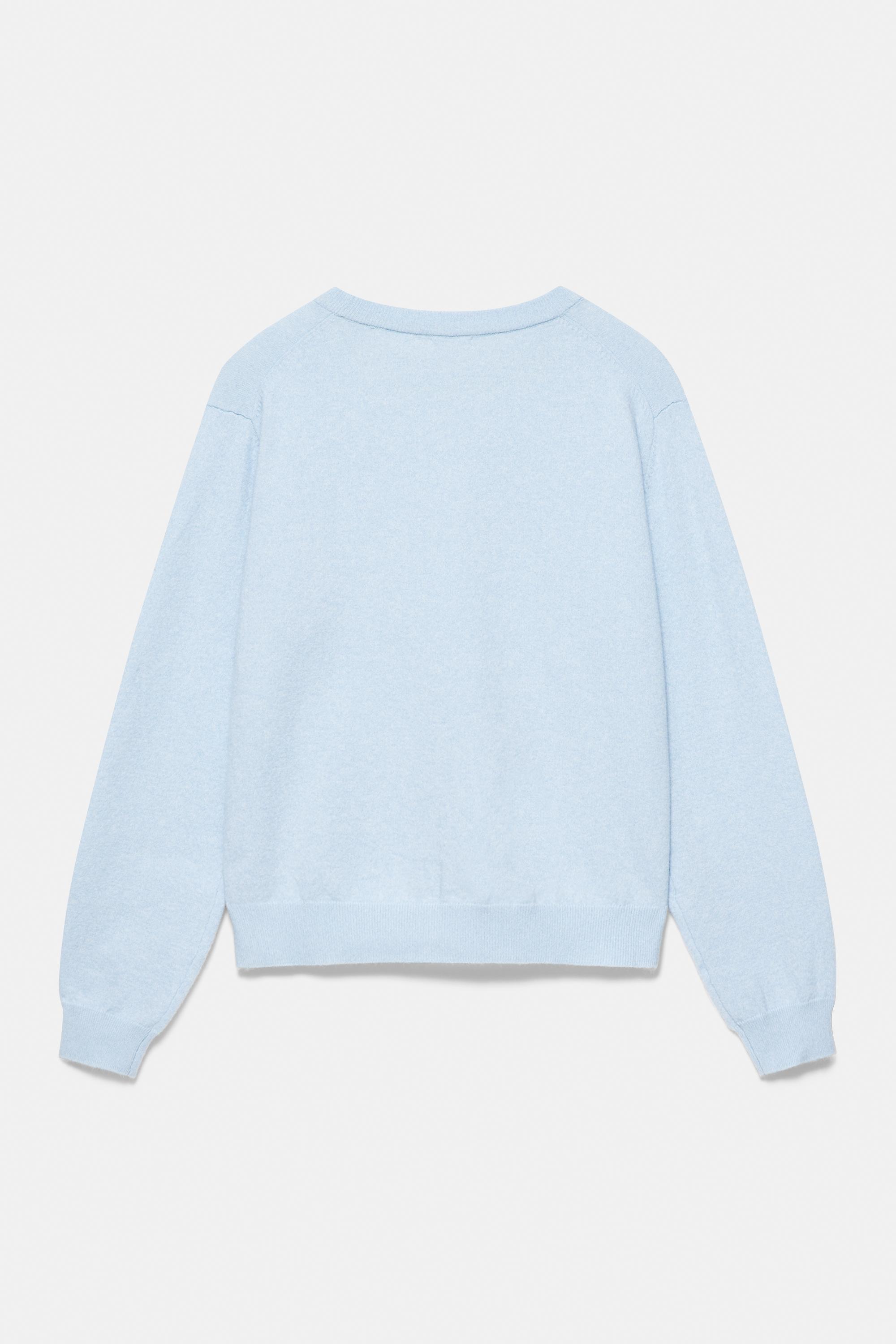 Soft knit jumper — Pale sky blue