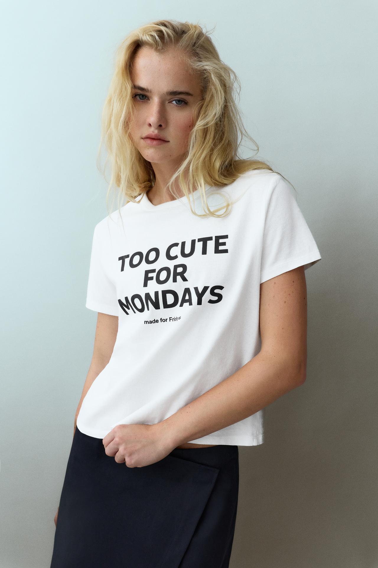 Text graphic T-shirt — Ice