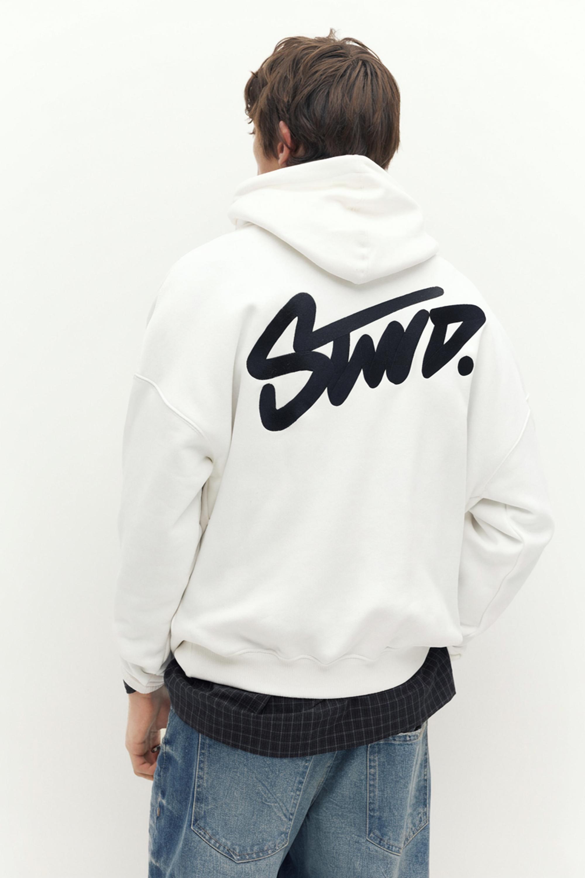 STWD kapüşonlu sweatshirt - Görsel 9