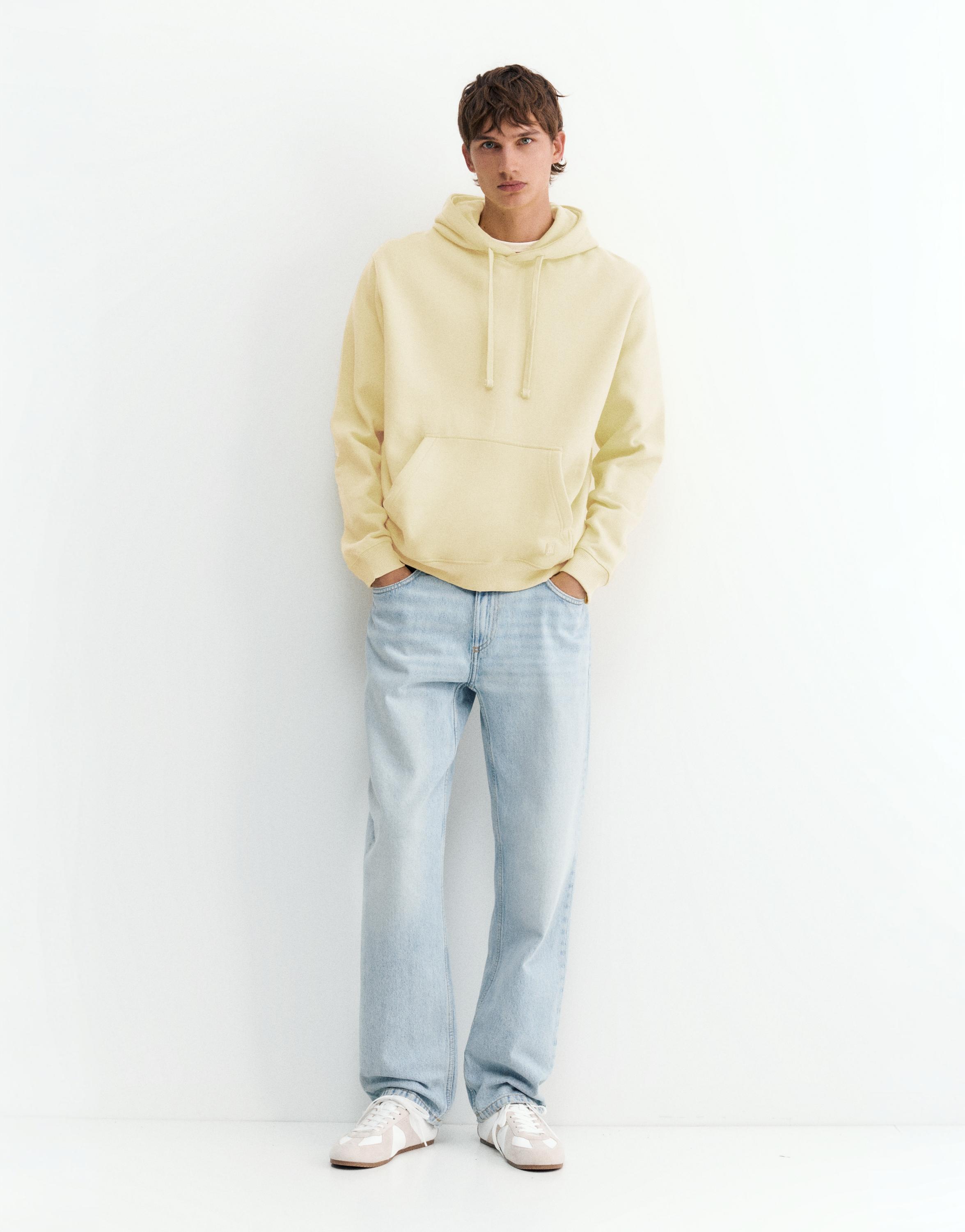 Basic hoodie — Yellow