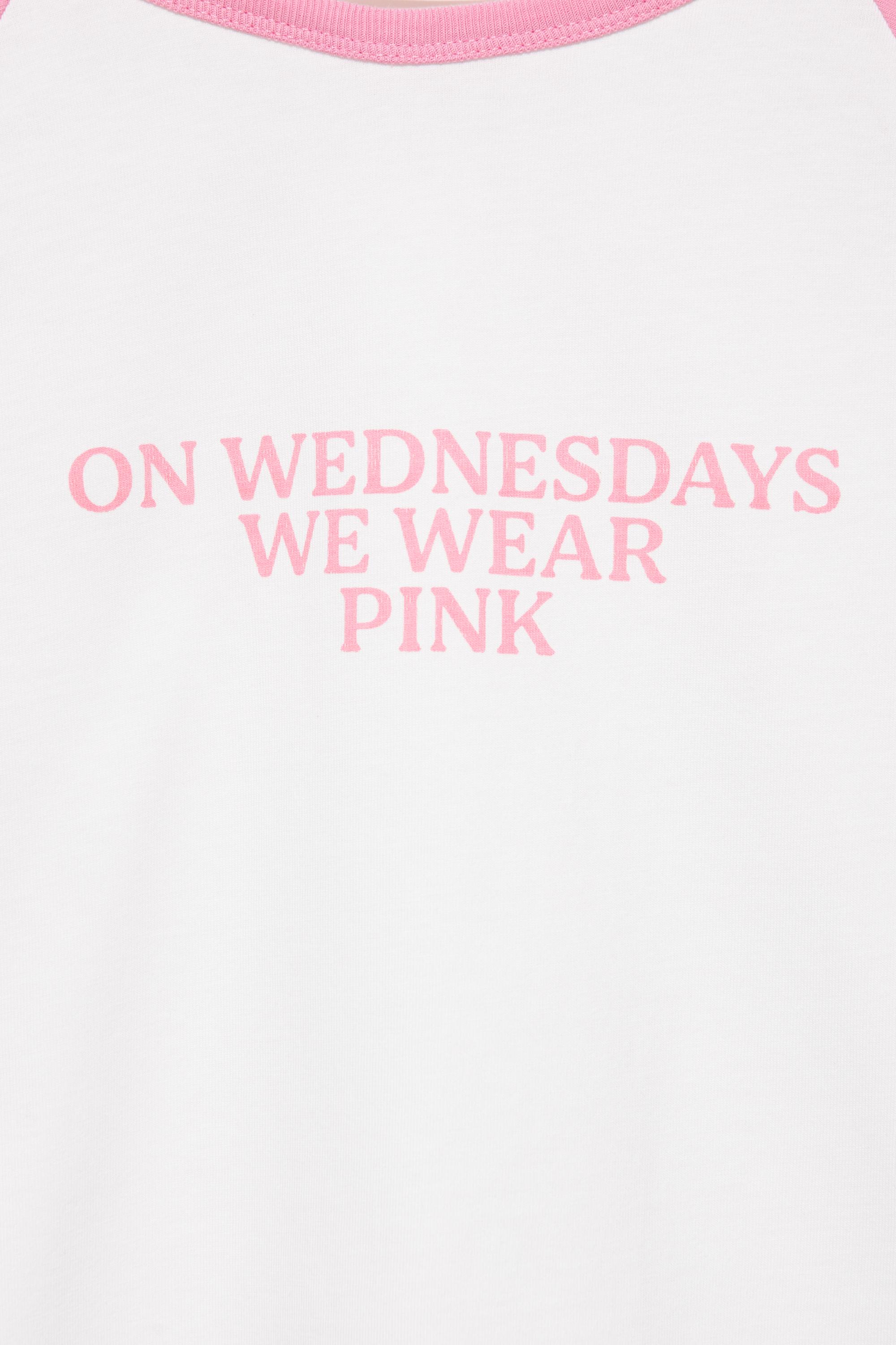 Mean Girls raglan sleeve T-shirt — Ice