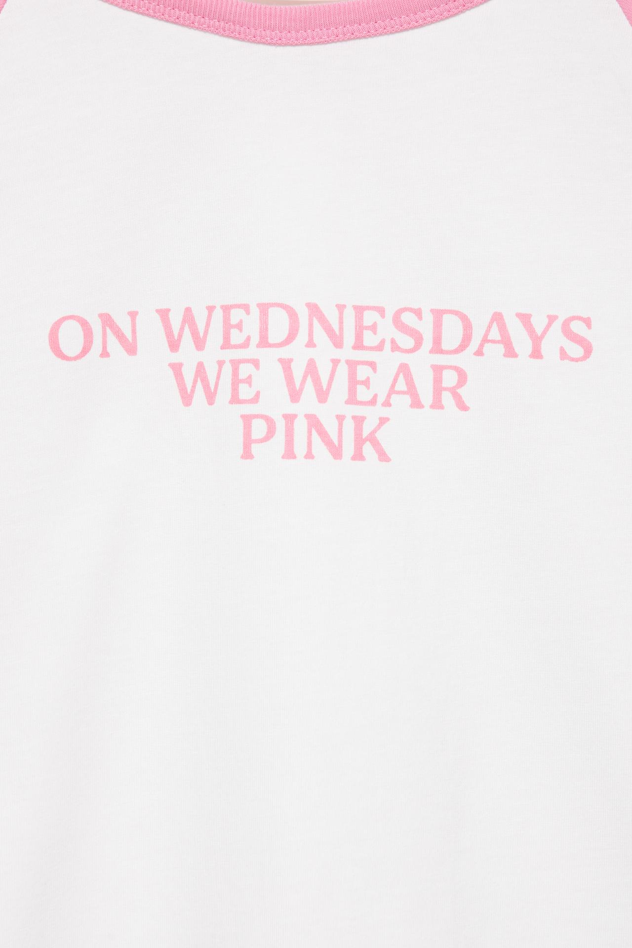 Mean Girls raglan sleeve T-shirt — Ice