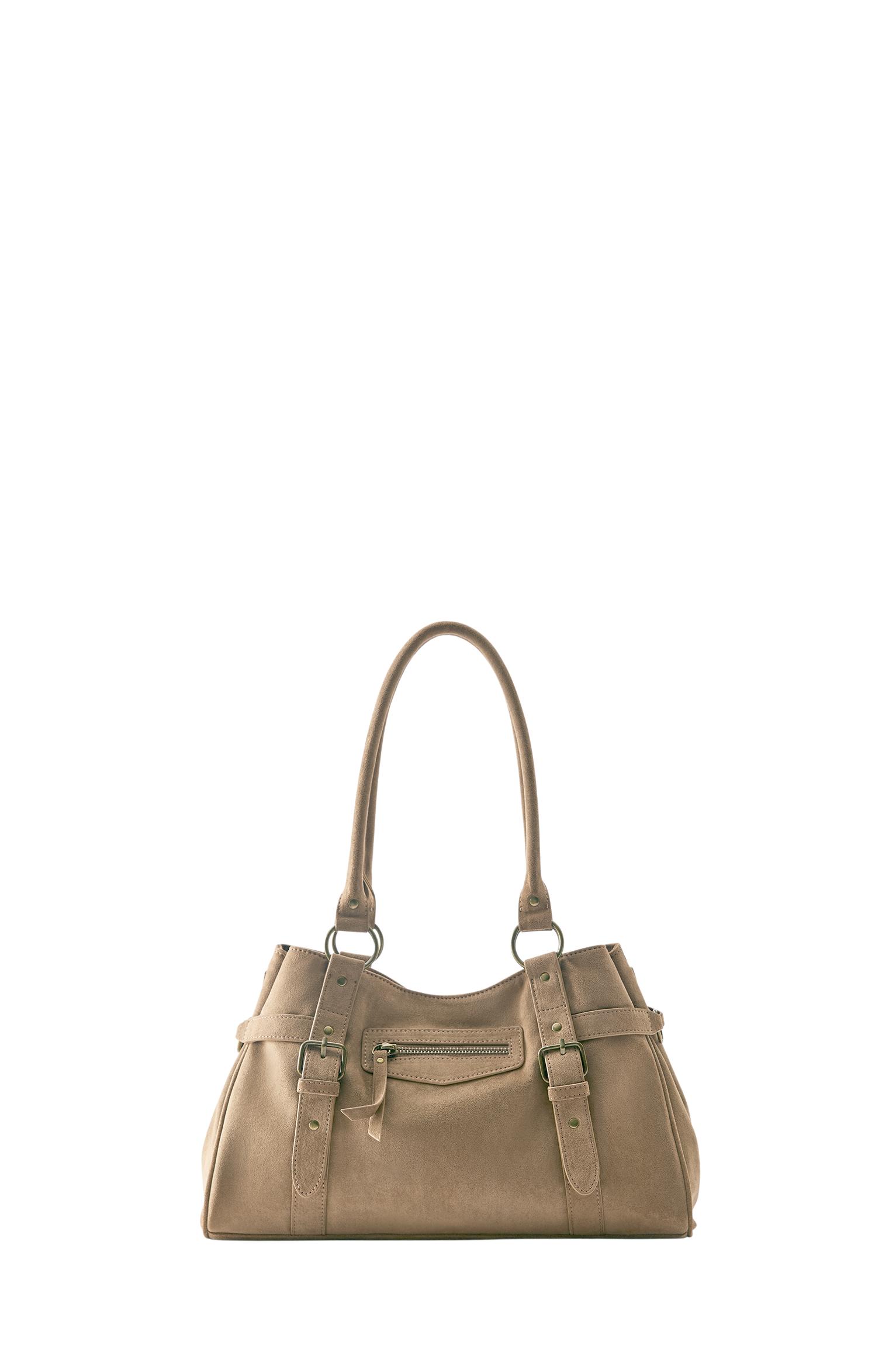 Buckled tote bag — Leather