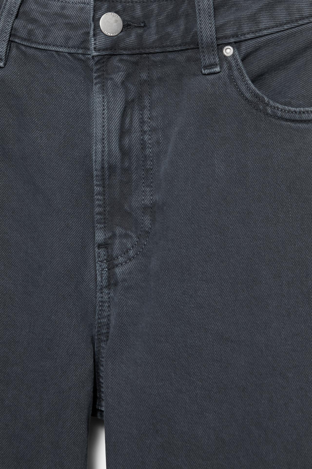 Baggy mid-waist jeans — Ink blue