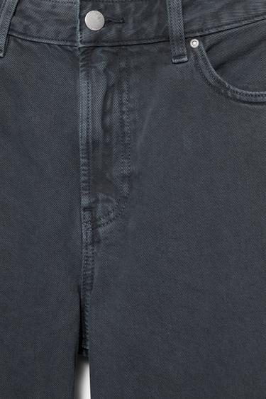 Baggy mid-waist jeans — Ink blue 8