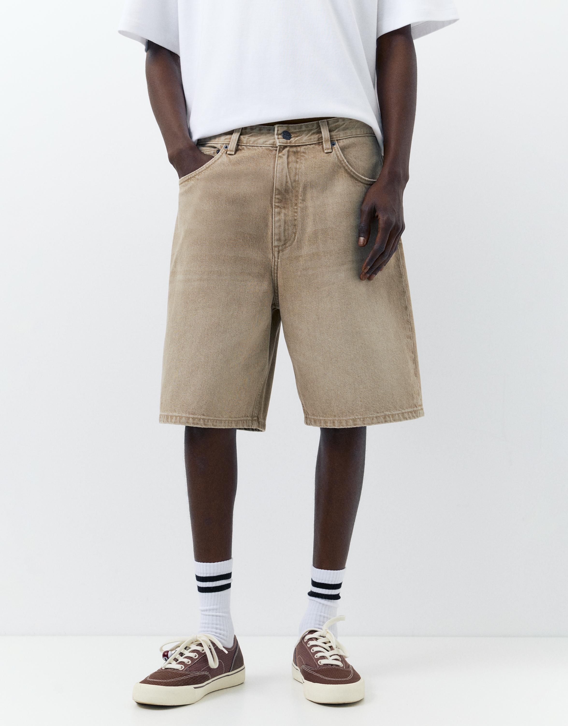 Baggy denim bermuda - Görsel 84