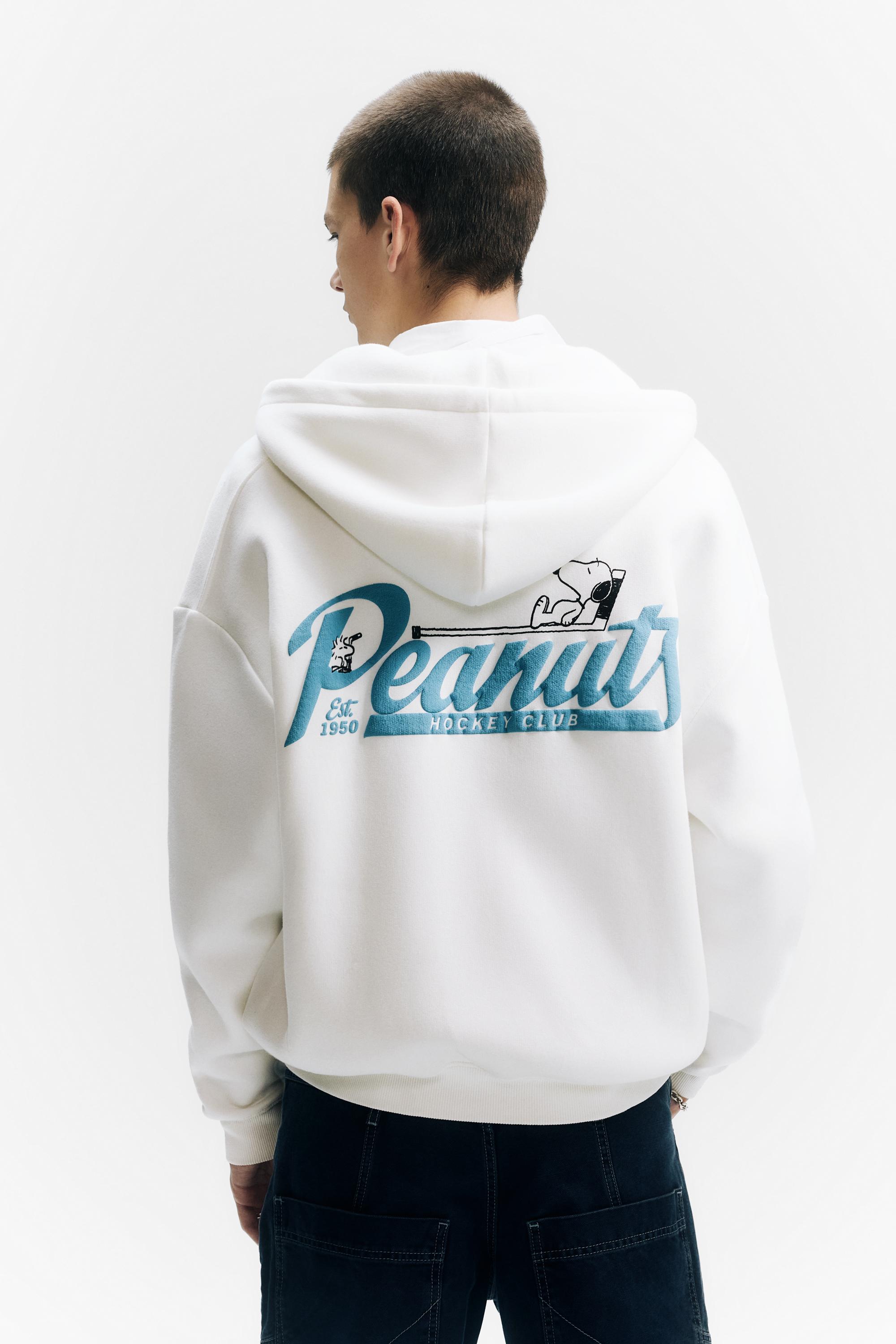 Fermuarlı kapüşonlu Peanuts sweatshirt - Görsel 9