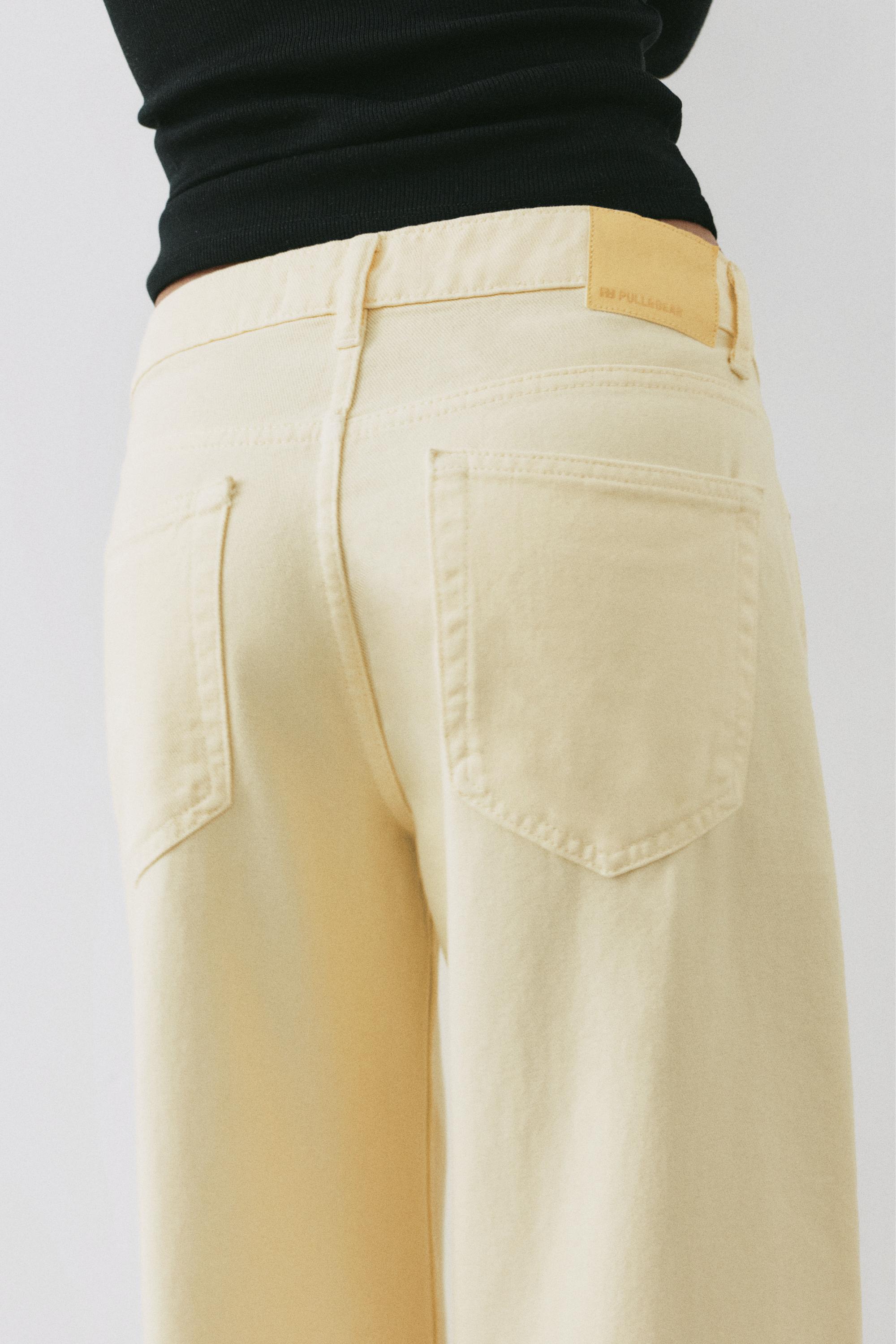 Oversize baggy jeans — Yellow
