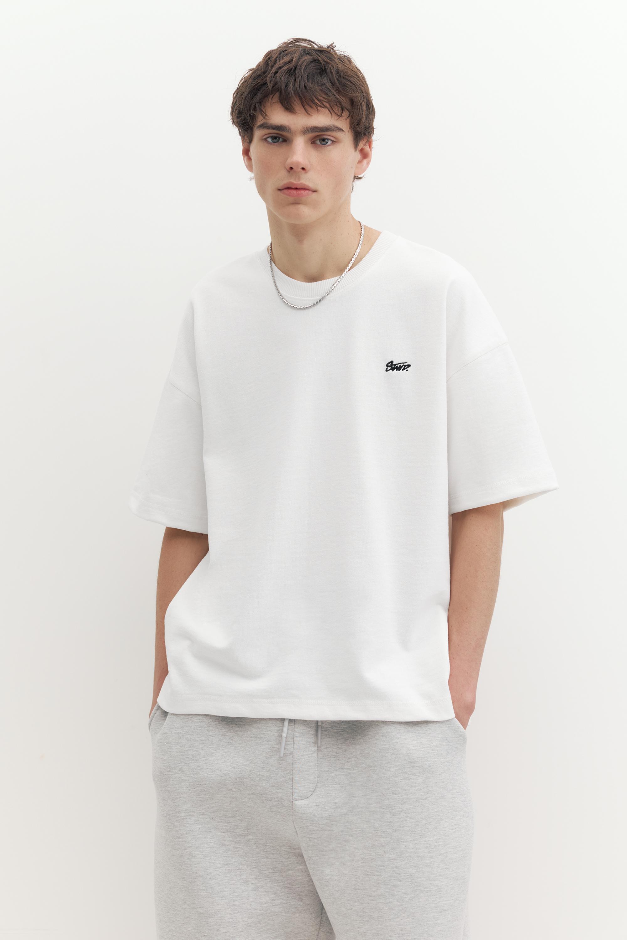 Short sleeve STWD sweatshirt — White