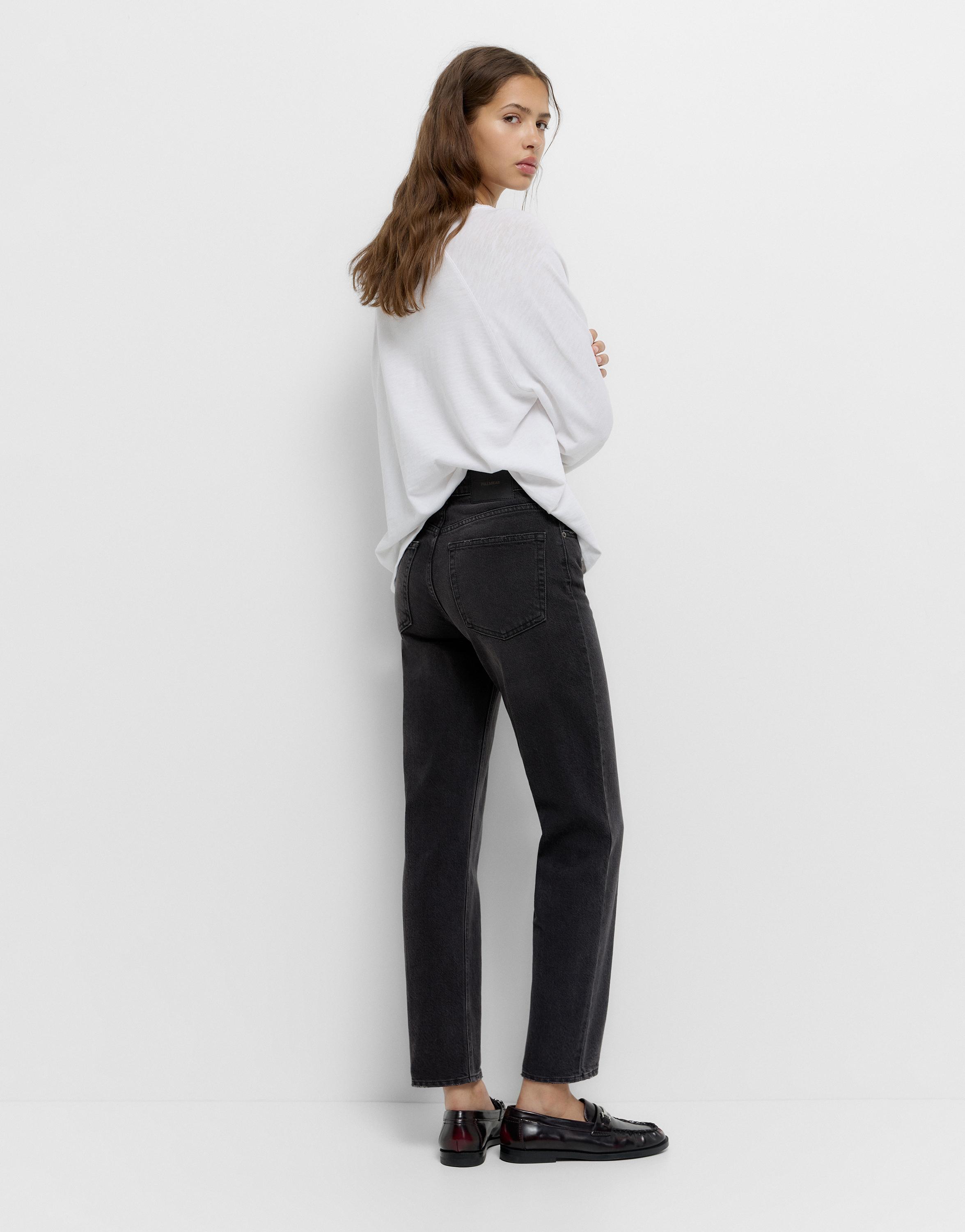 Slim fit comfort jeans — Black