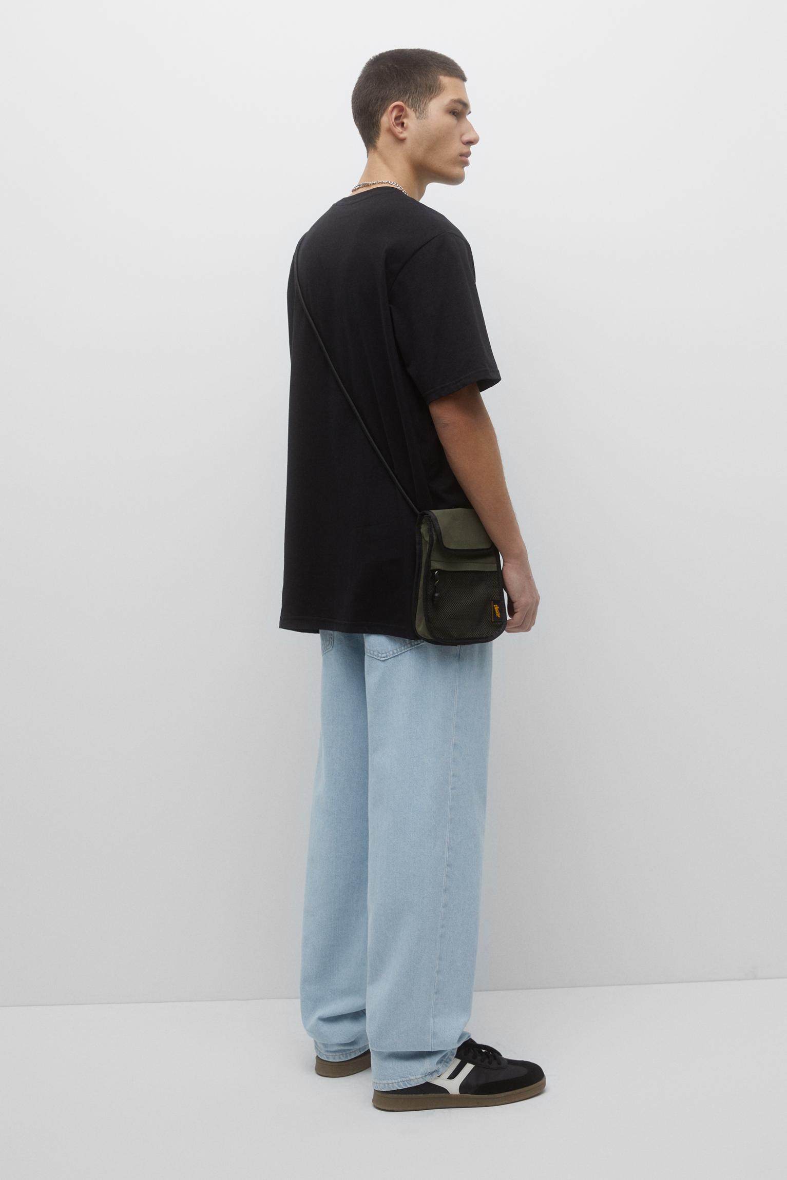 Basic kısa kollu pamuklu tişört - Görsel 44