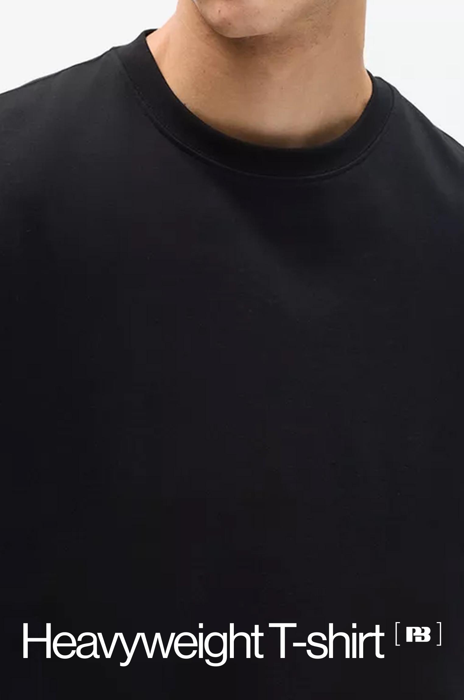 Heavy weight T-shirt — Black